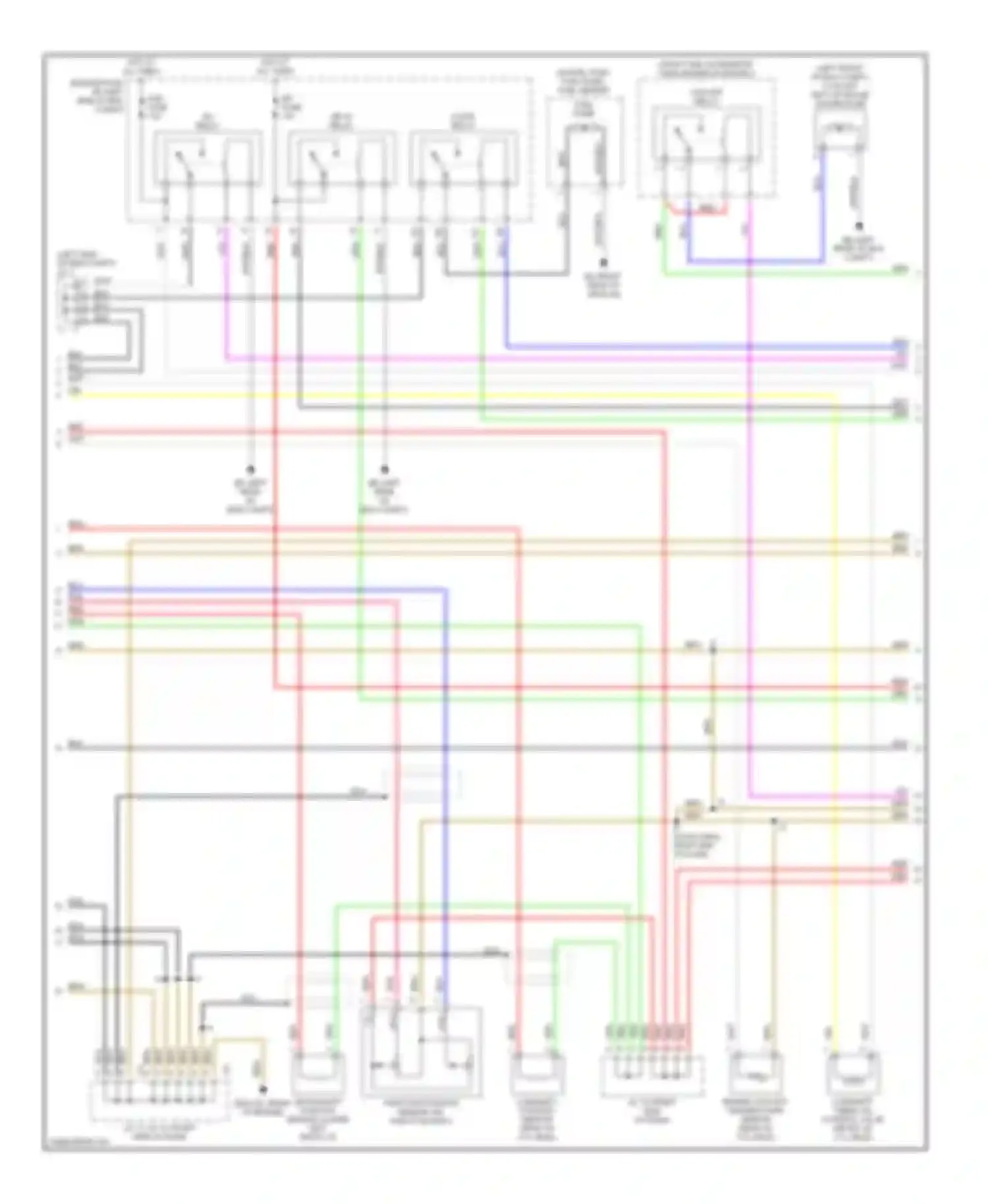 Prius Toyota II (2003-2005): Wiring diagram engine performance 1.5l, engine controls circuit (2 of 4)