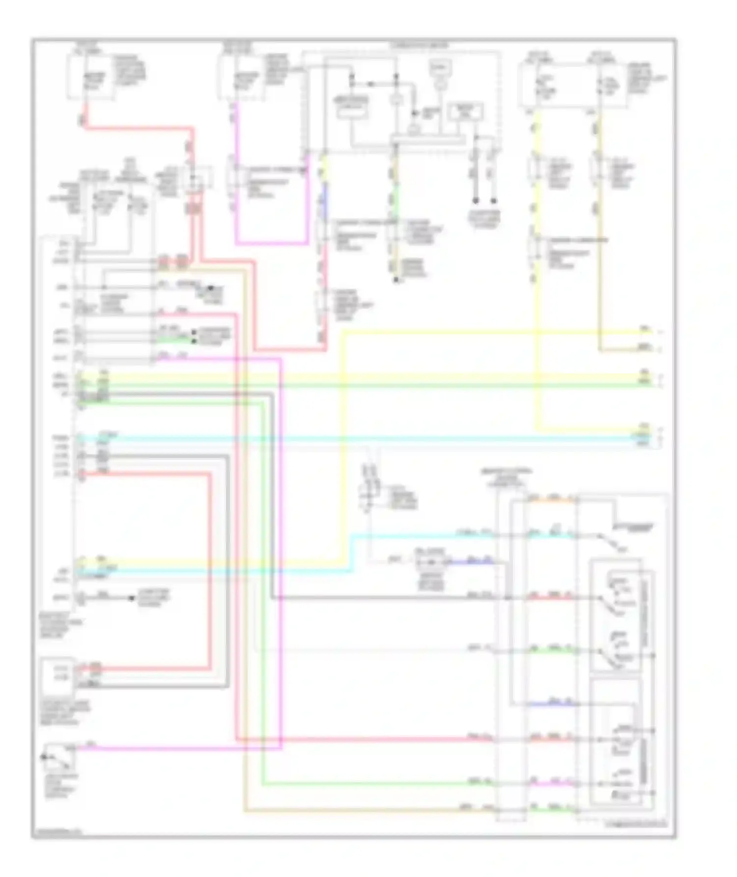 Prius Toyota II (2003-2005): Headlamps & fog lamps circuit, with drl (1 of 2)
