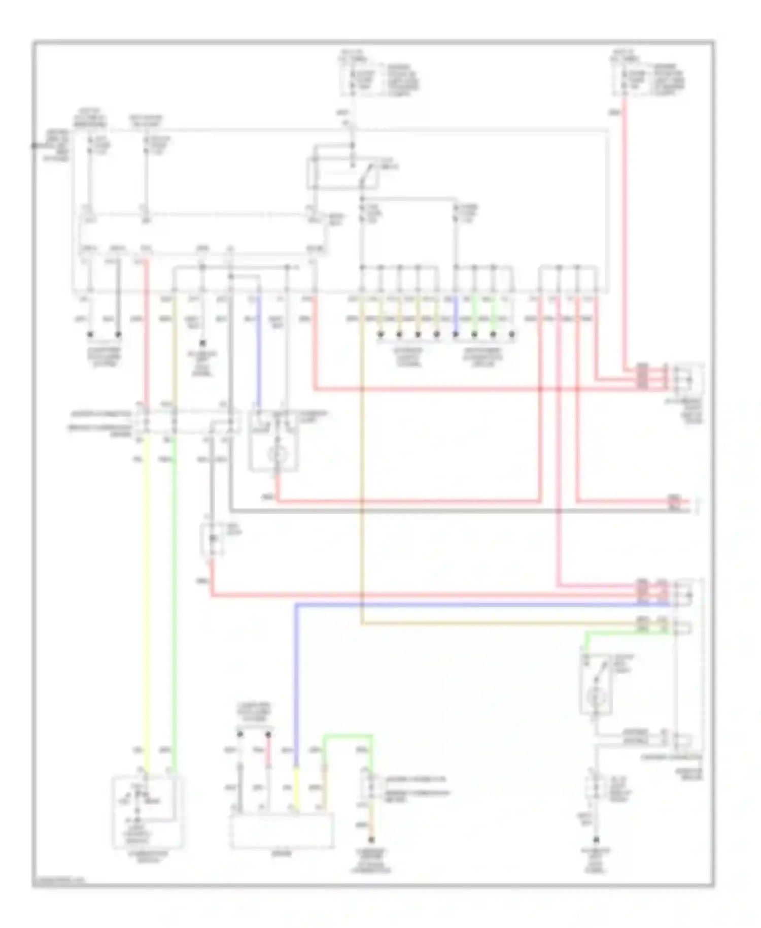 Prius Toyota II (2003-2005): Courtesy lamps circuit (1 of 2)
