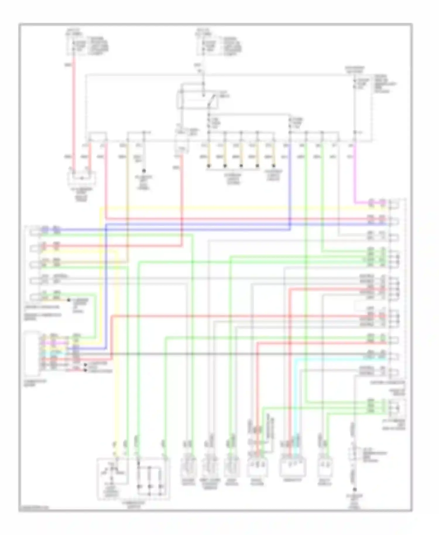 Prius Toyota II (2003-2005): Instrument illumination circuit