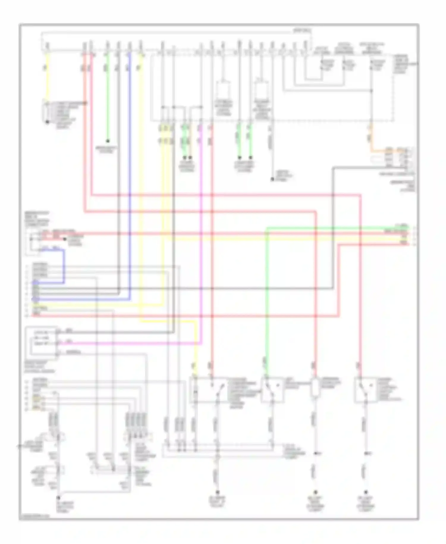 Prius Toyota II (2003-2005): Door lock & keyless entry circuit, with smart key system (2 of 4)