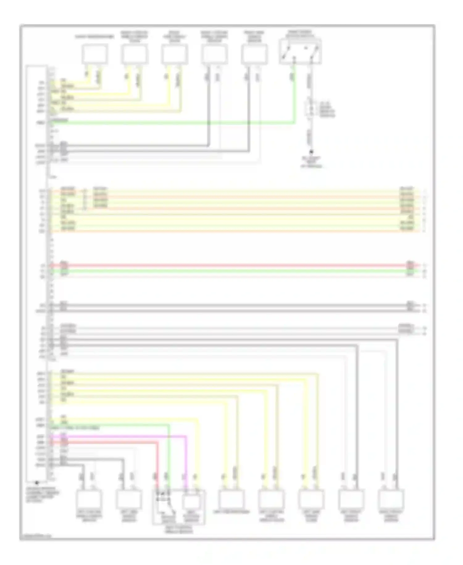 Prius Toyota II (2003-2005): Supplemental restraints circuit (1 of 2)