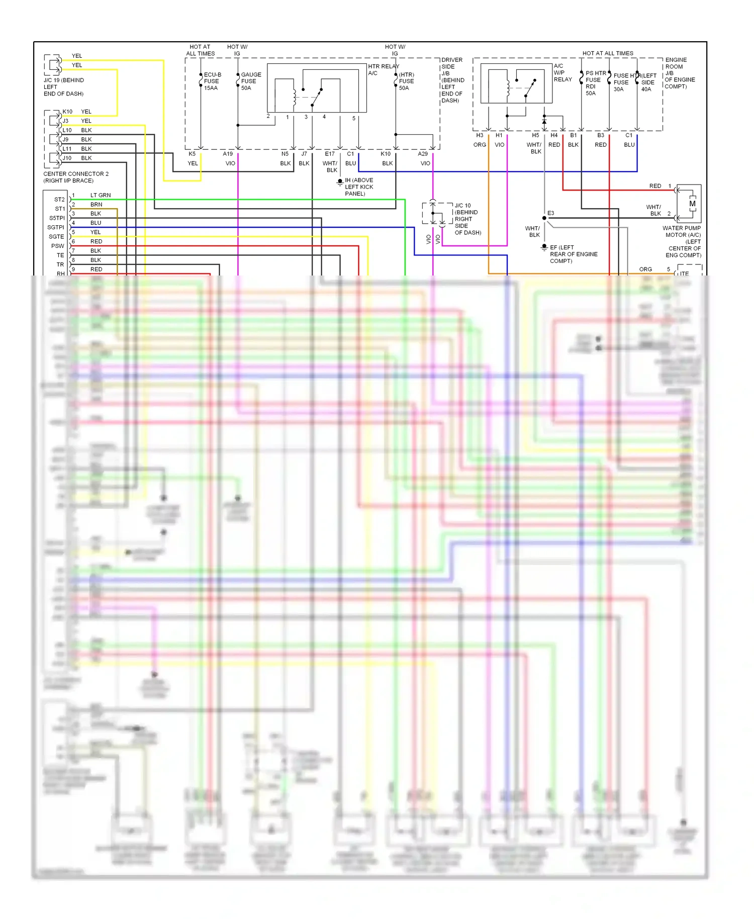 Toyota Prius II (2003-2005) computer data lines system wiring diagram  (4 of 35)