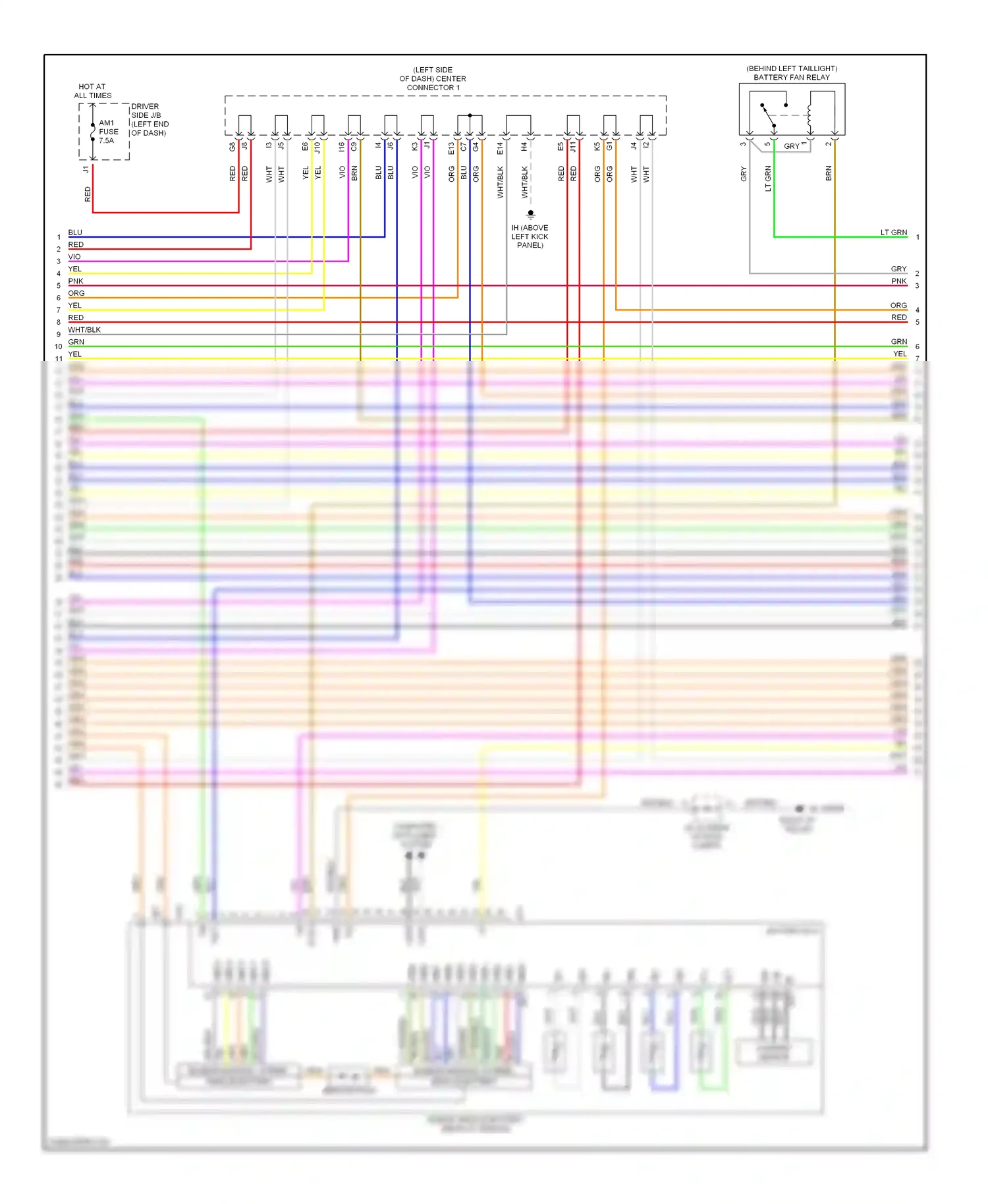 Toyota Prius II (2003-2005) computer data lines system wiring diagram  (18 of 35)