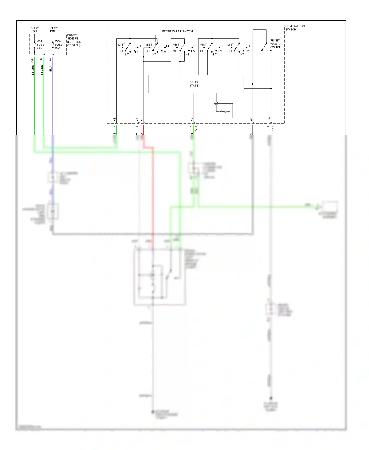 Toyota Prius II (2003-2005) solid state wiring diagram  (1 of 1)