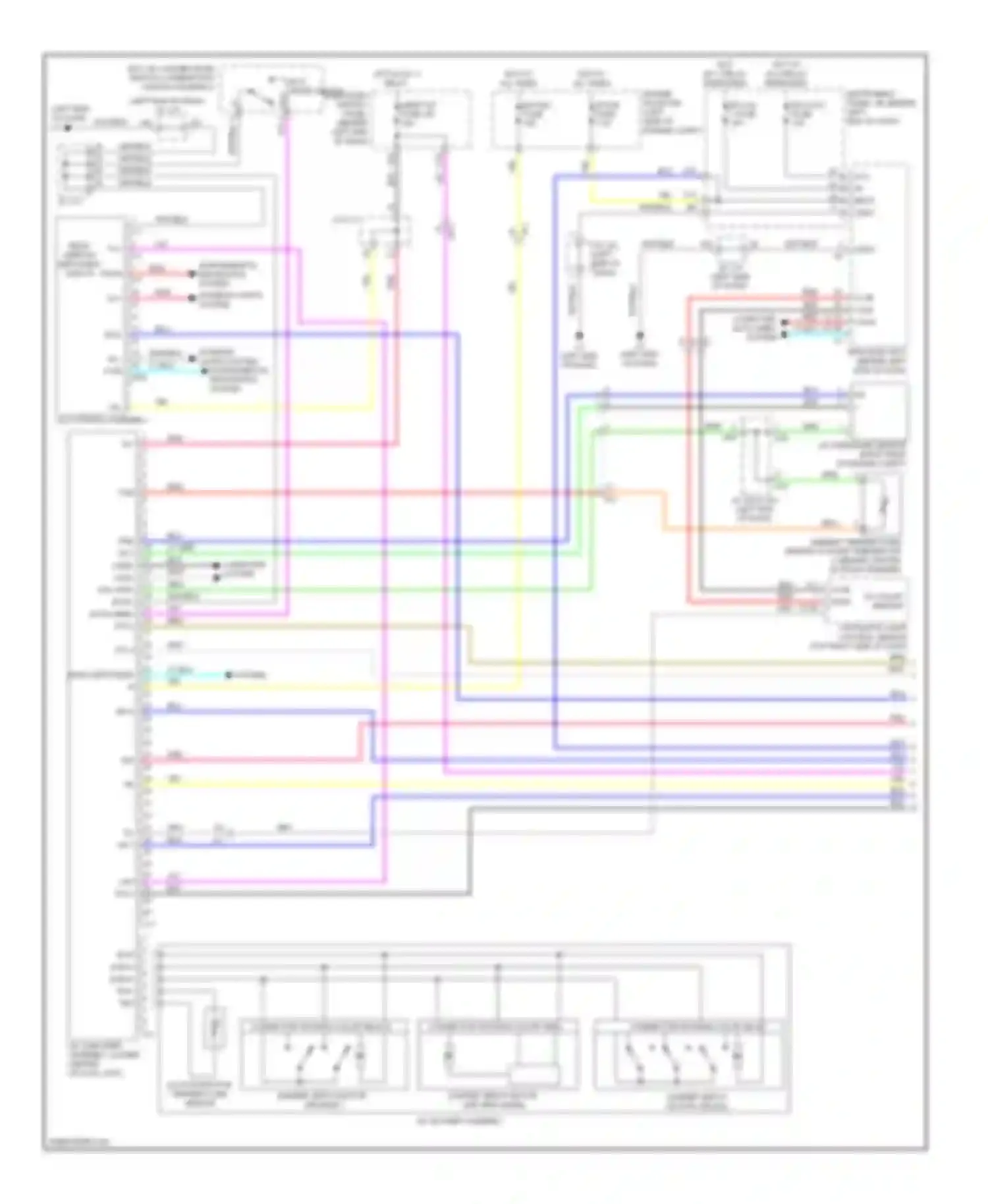 Prius Toyota III facelift (2011-2015): Automatic a/c circuit (1 of 3)