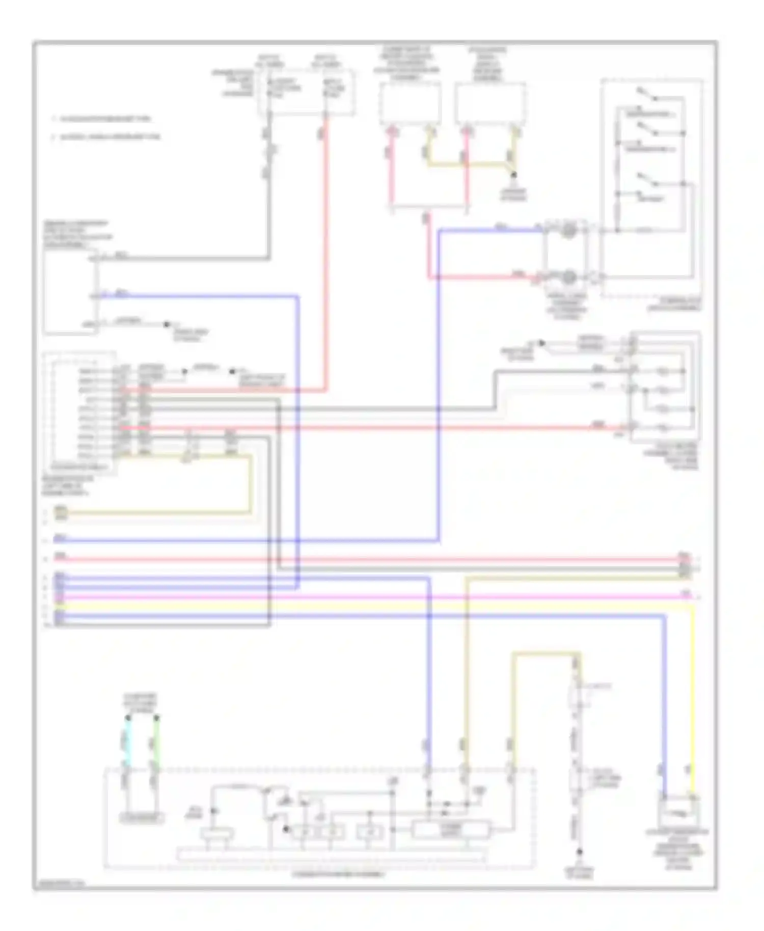 Prius Toyota III facelift (2011-2015): Automatic a/c circuit (2 of 3)