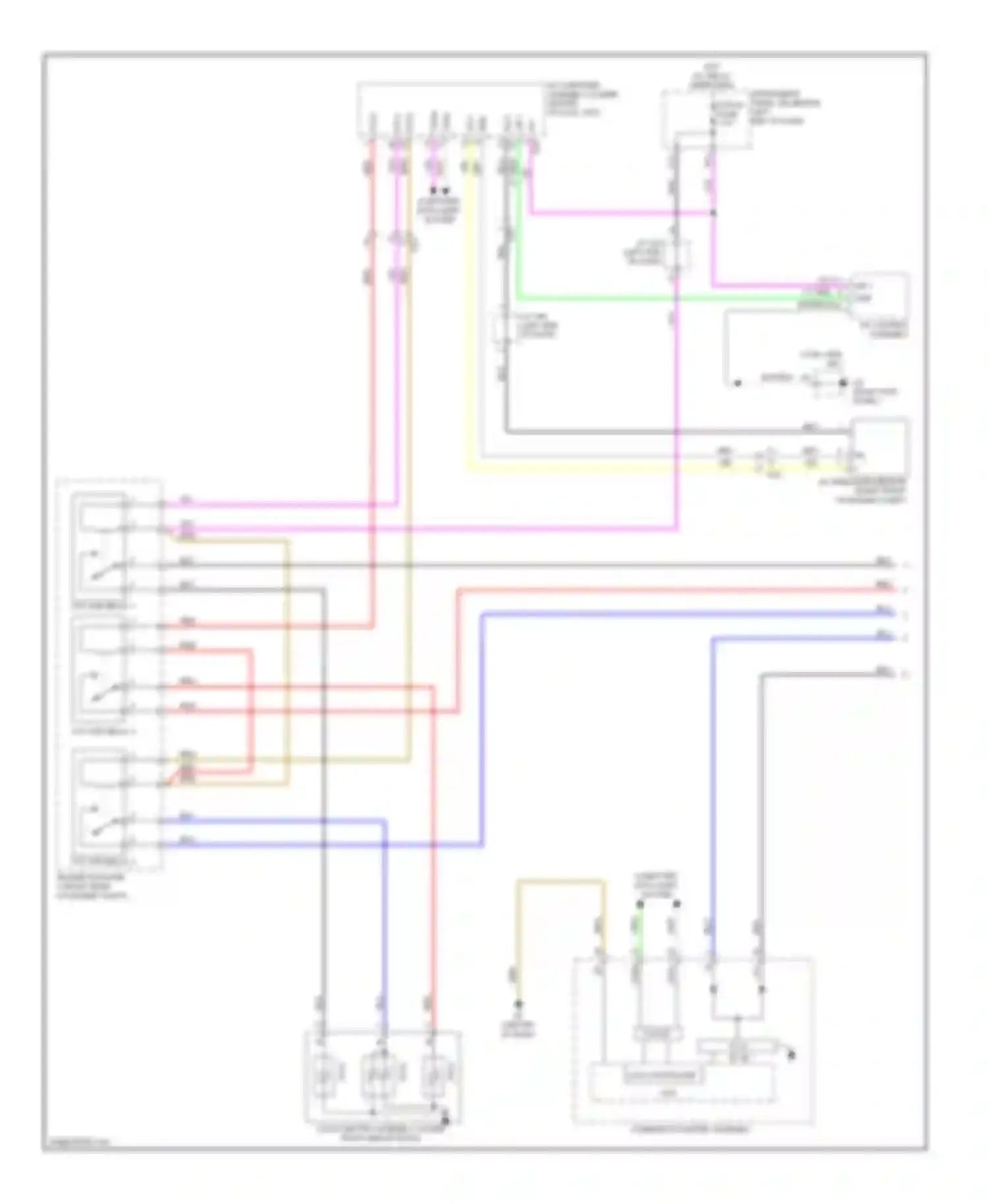 Prius Toyota III facelift (2011-2015): Cooling fan circuit (1 of 2)