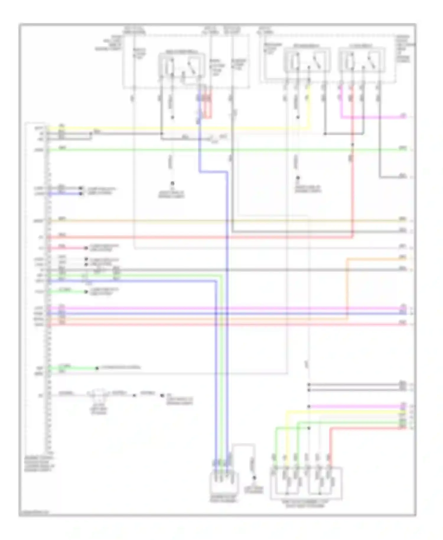 Prius Toyota III facelift (2011-2015): Wiring diagram engine performance 1.5l, engine controls circuit (1 of 6)