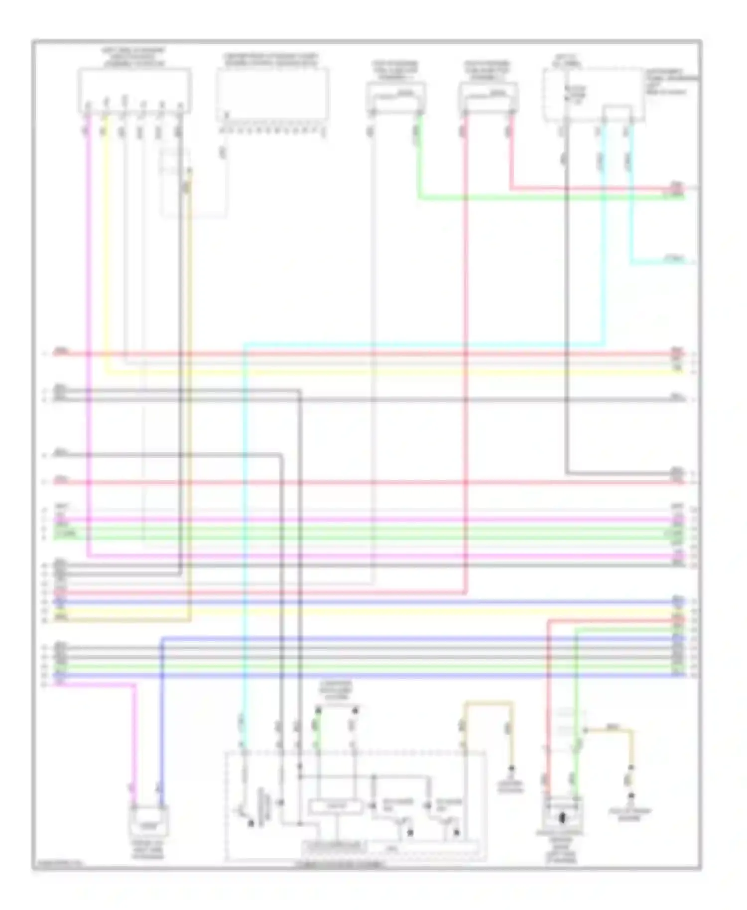 Prius Toyota III facelift (2011-2015): Wiring diagram engine performance 1.5l, engine controls circuit (3 of 6)