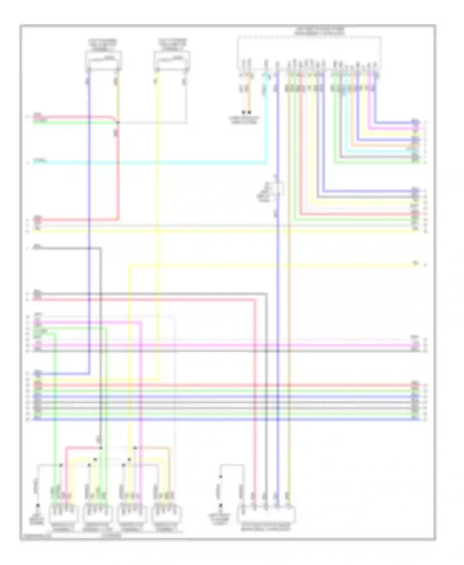 Prius Toyota III facelift (2011-2015): Wiring diagram engine performance 1.5l, engine controls circuit (4 of 6)