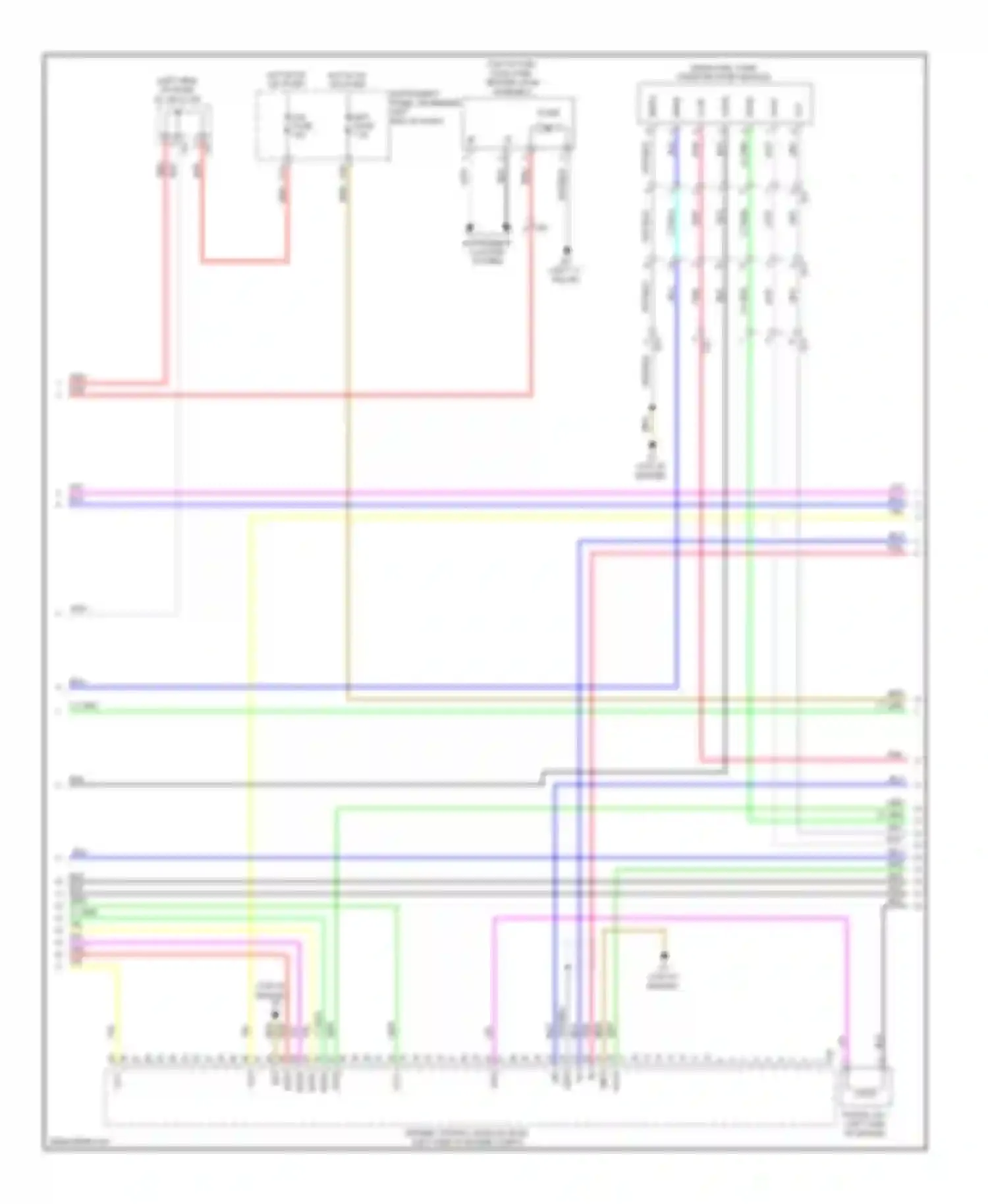 Prius Toyota III facelift (2011-2015): Wiring diagram engine performance 1.8l, engine controls circuit (2 of 4)