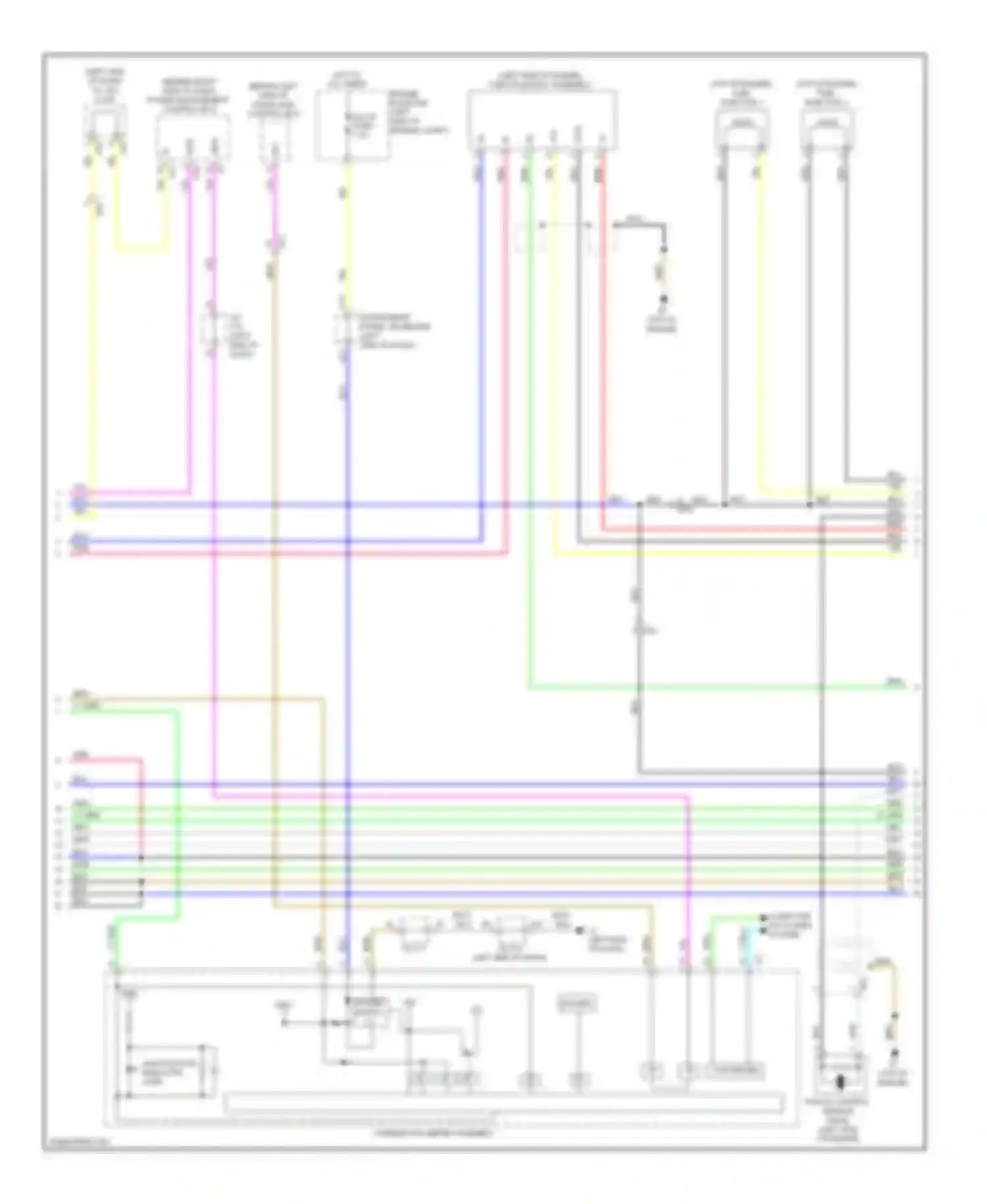 Prius Toyota III facelift (2011-2015): Wiring diagram engine performance 1.8l, engine controls circuit (3 of 4)