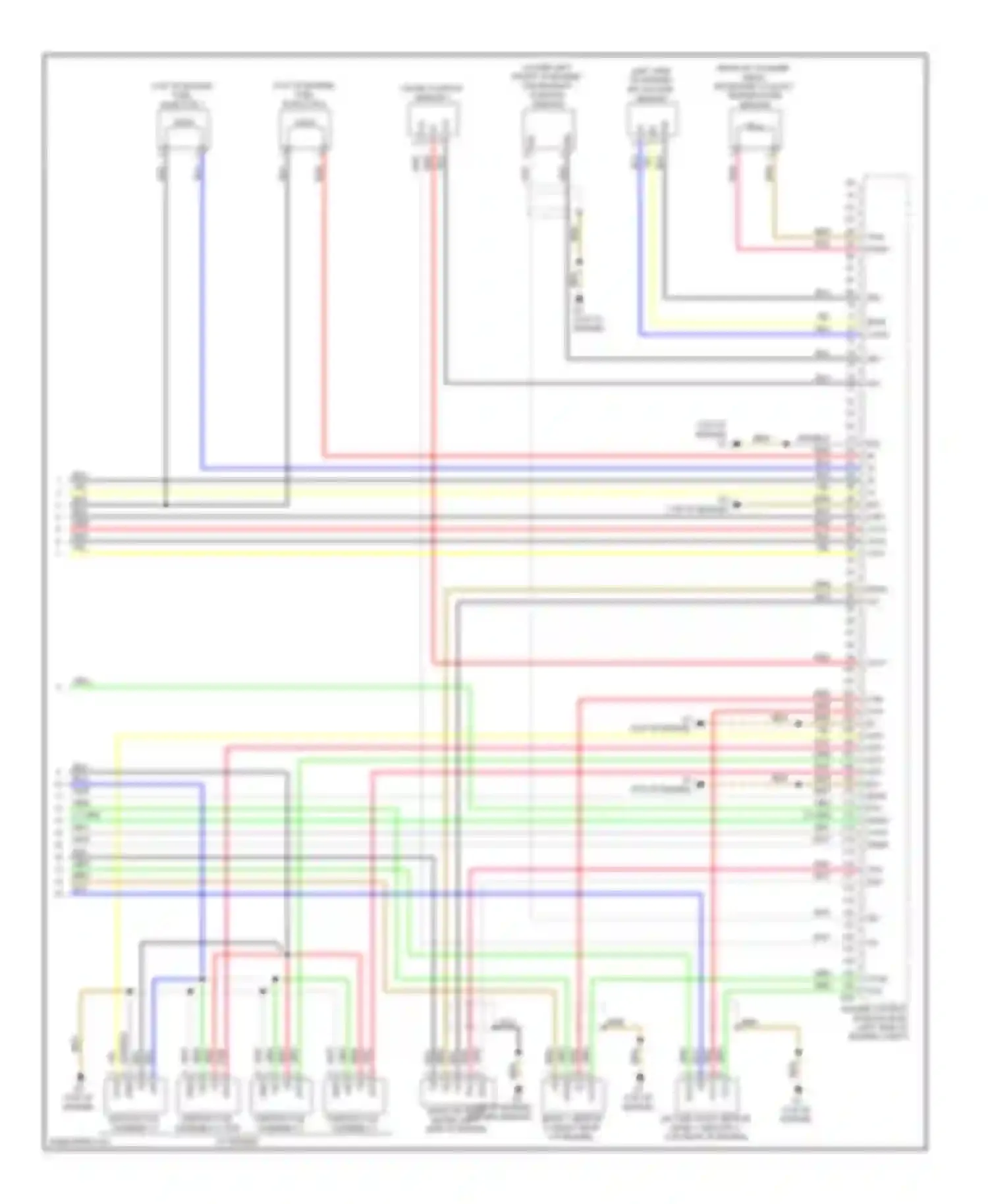 Prius Toyota III facelift (2011-2015): Wiring diagram engine performance 1.8l, engine controls circuit (4 of 4)