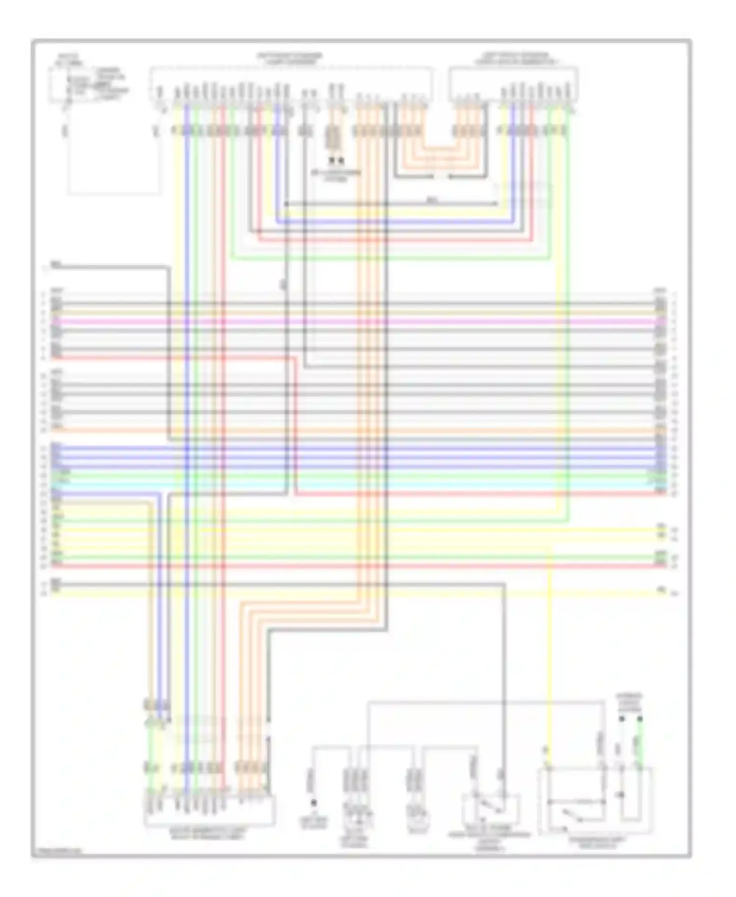 Prius Toyota III facelift (2011-2015): Wiring diagram engine performance 1.8l, hybrid system circuit (4 of 6)