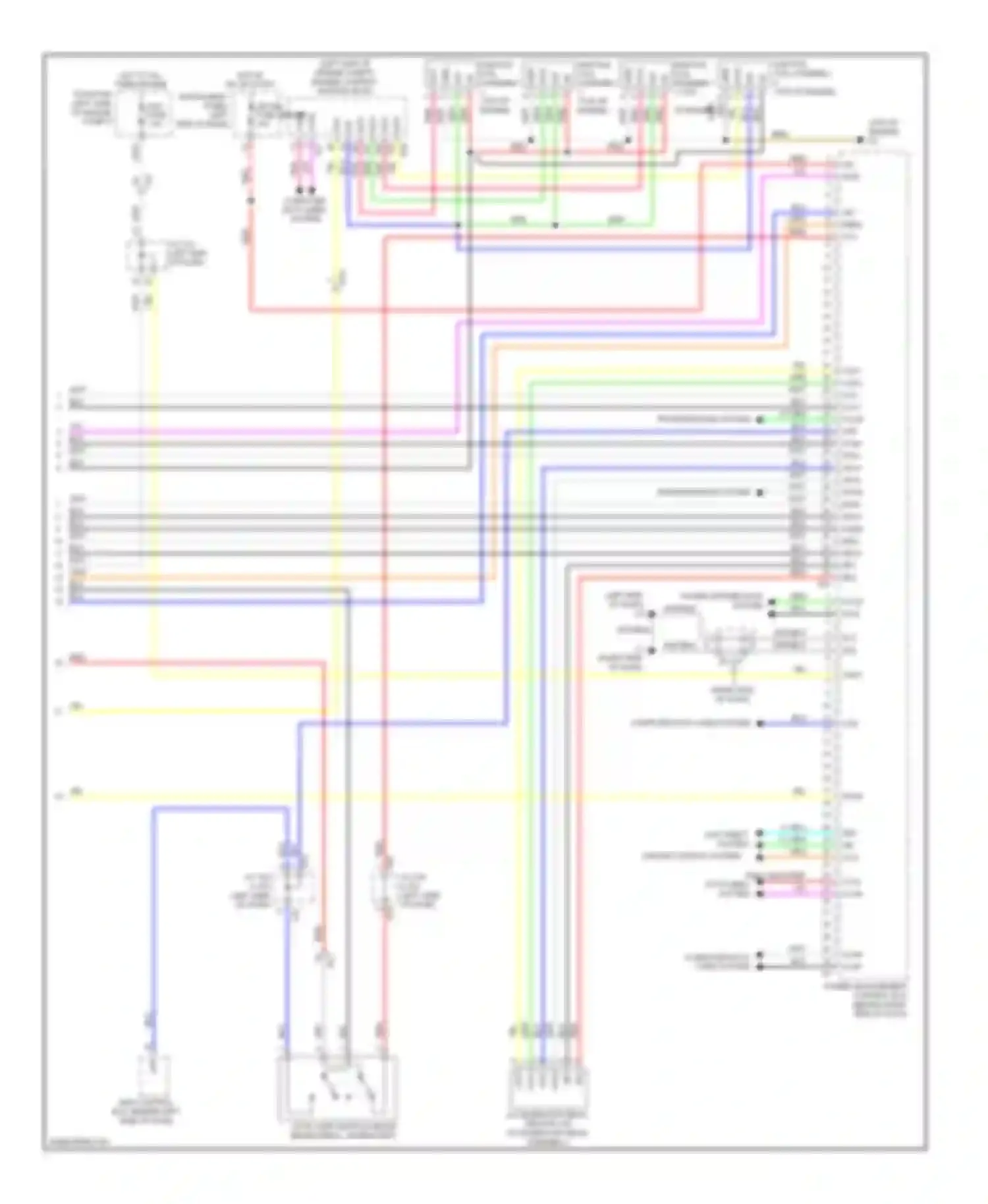 Prius Toyota III facelift (2011-2015): Wiring diagram engine performance 1.8l, hybrid system circuit (6 of 6)