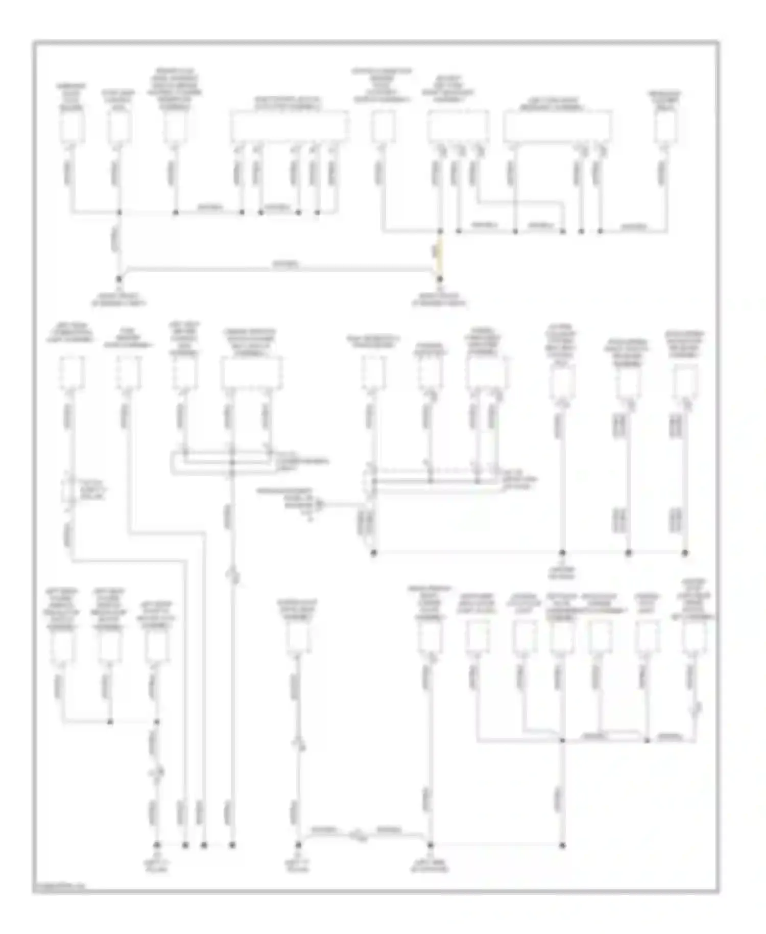 Prius Toyota III facelift (2011-2015): Ground distribution circuit (1 of 4)