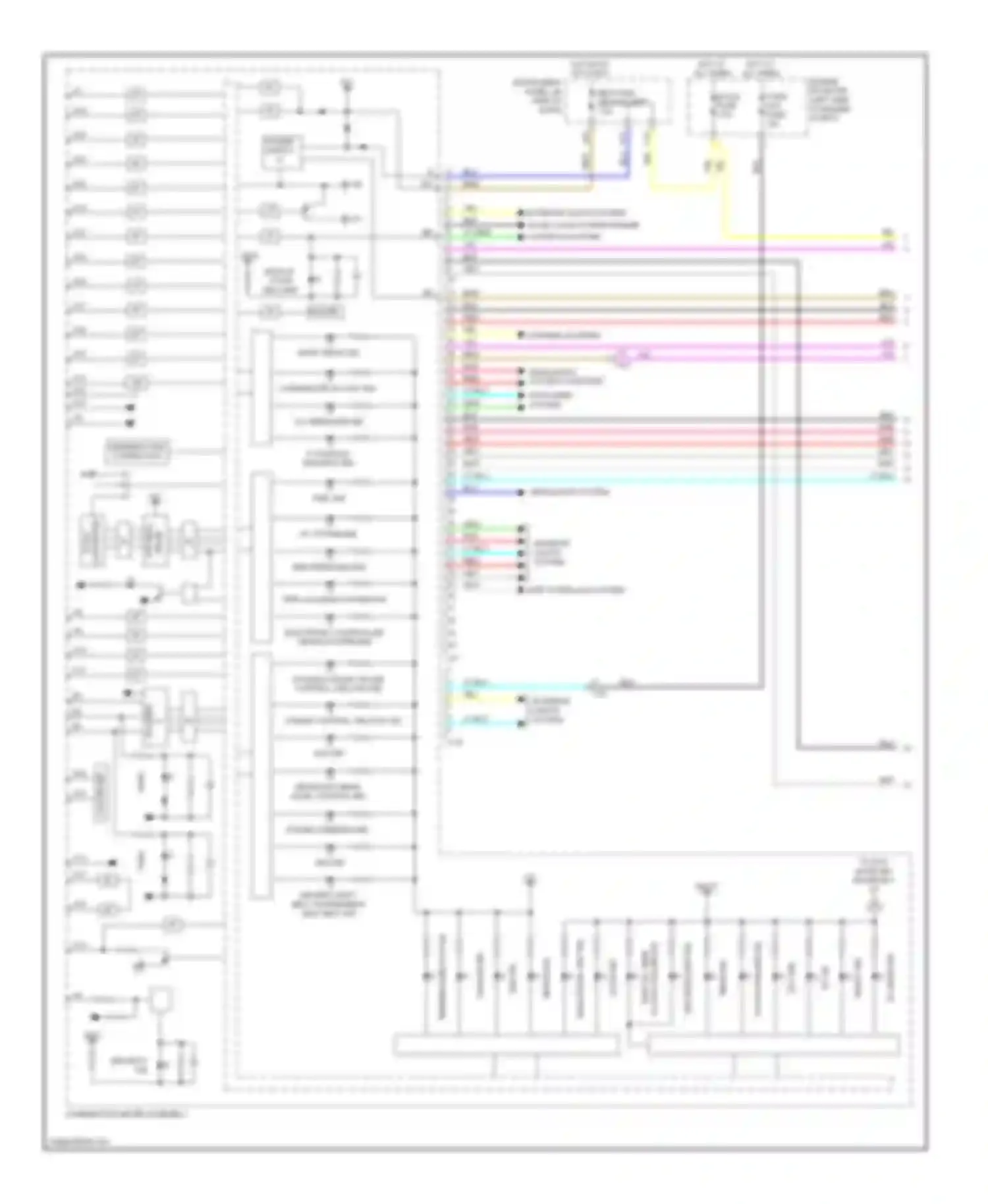 Prius Toyota III facelift (2011-2015): Instrument cluster circuit (1 of 3)