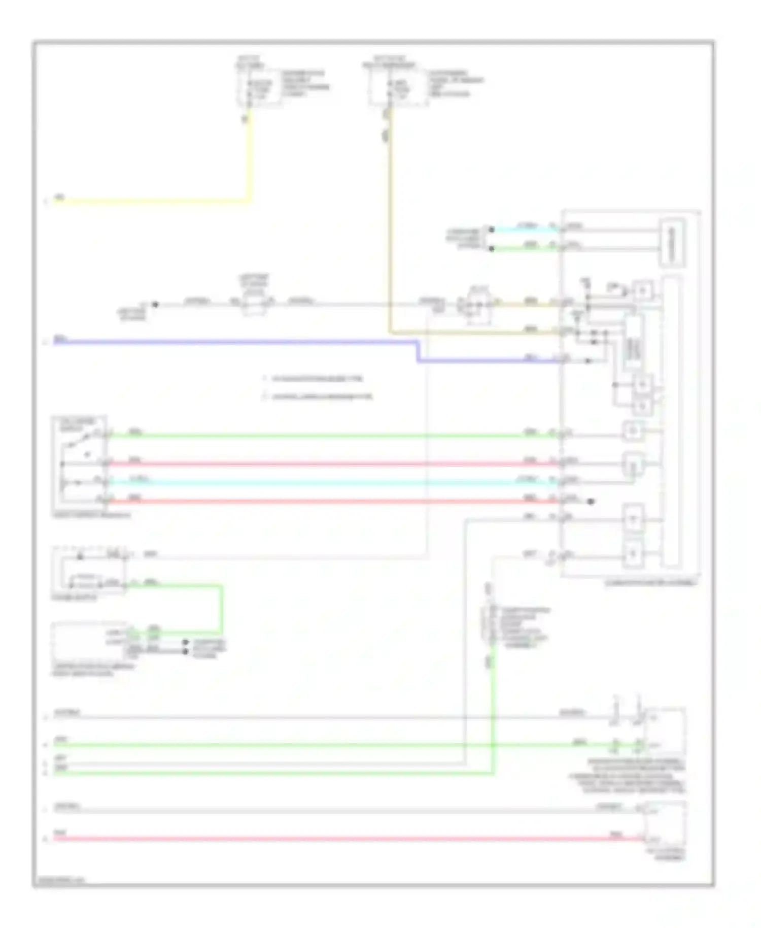 Prius Toyota III facelift (2011-2015): Instrument illumination circuit (2 of 2)