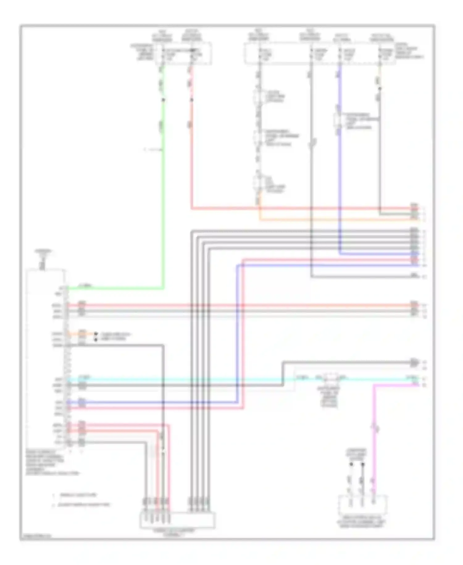 Prius Toyota III facelift (2011-2015): Navigation circuit (1 of 3)