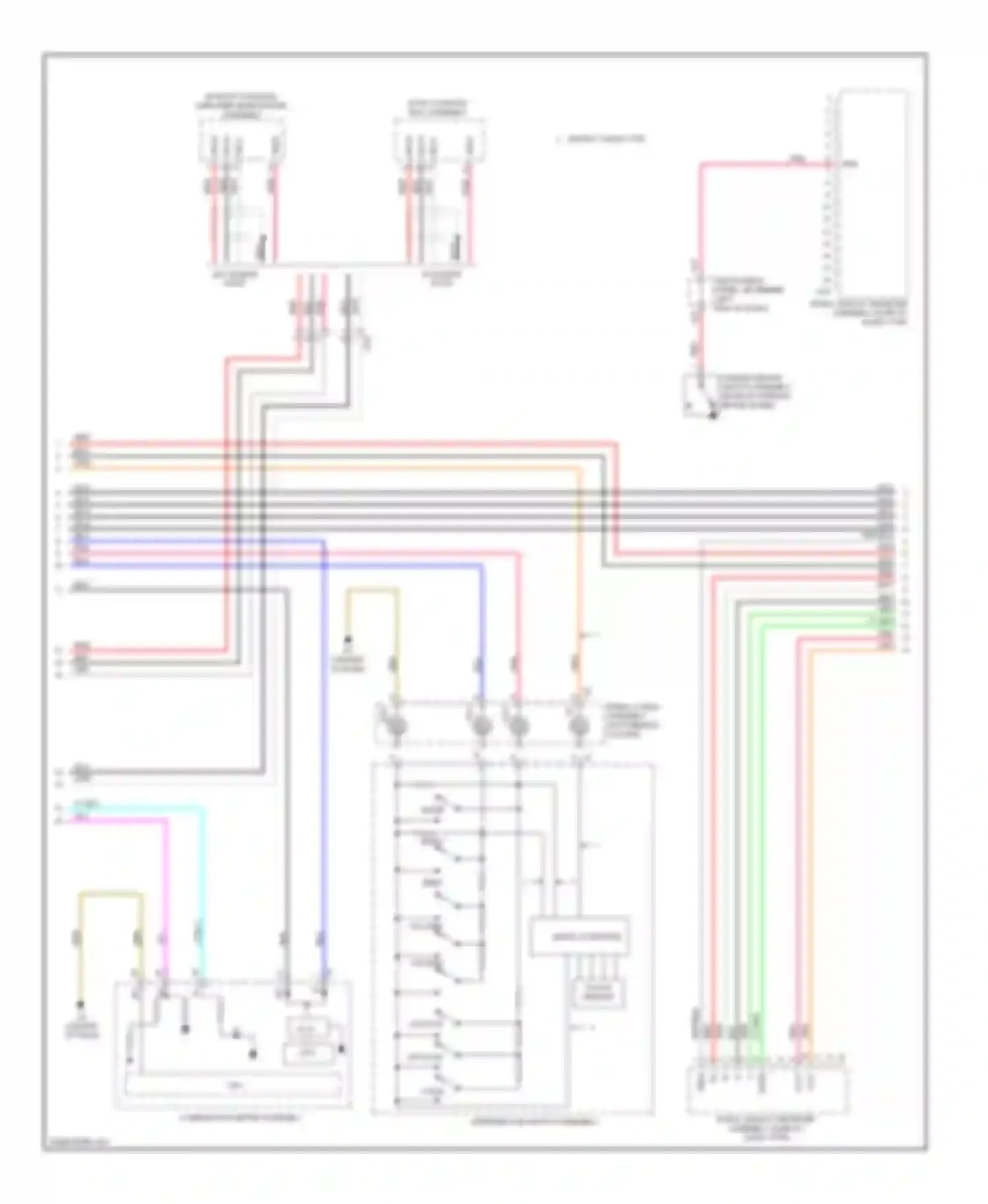 Prius Toyota III facelift (2011-2015): Navigation circuit (2 of 3)