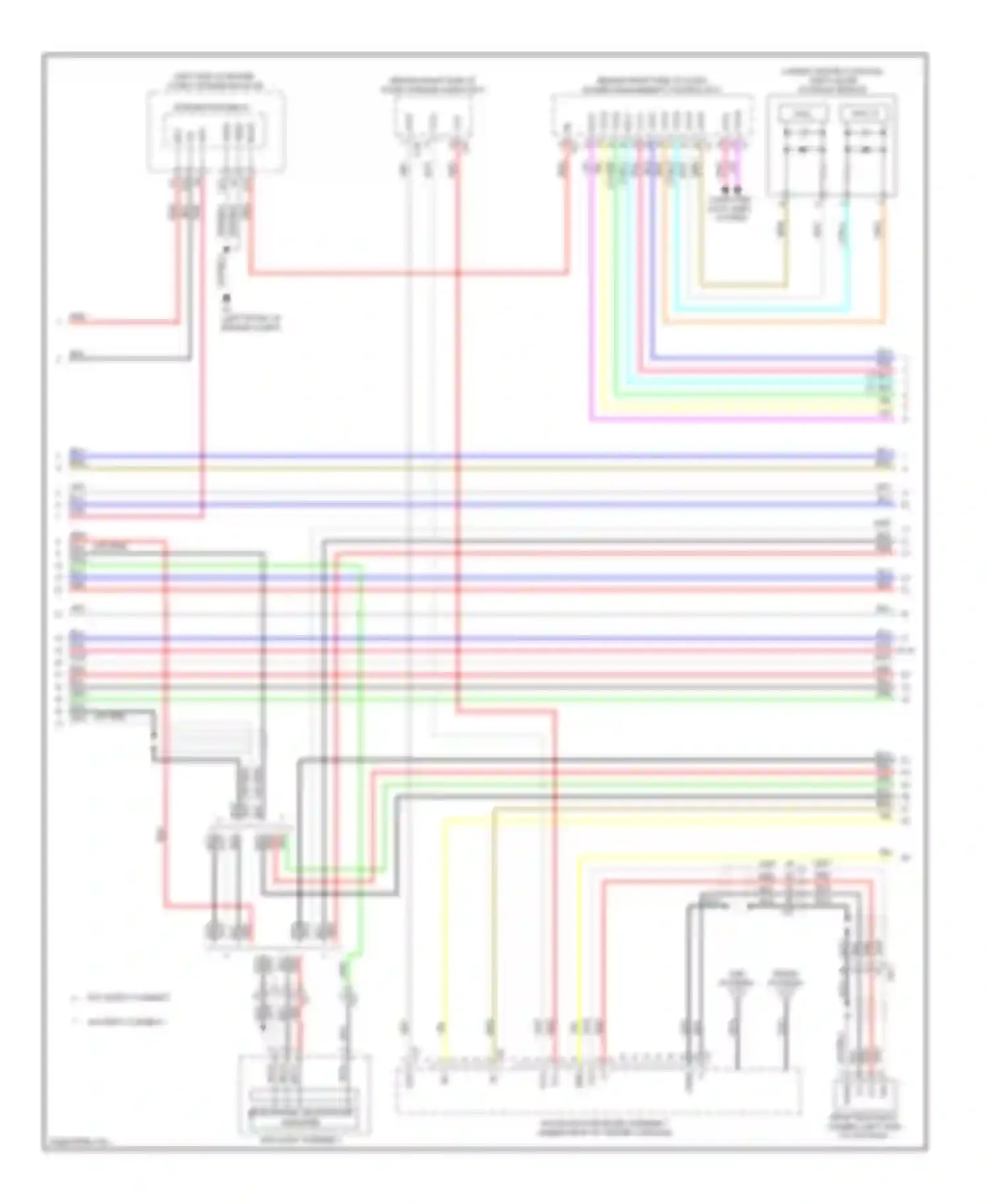 Prius Toyota III facelift (2011-2015): Navigation circuit, without radio & display receiver type (2 of 4)