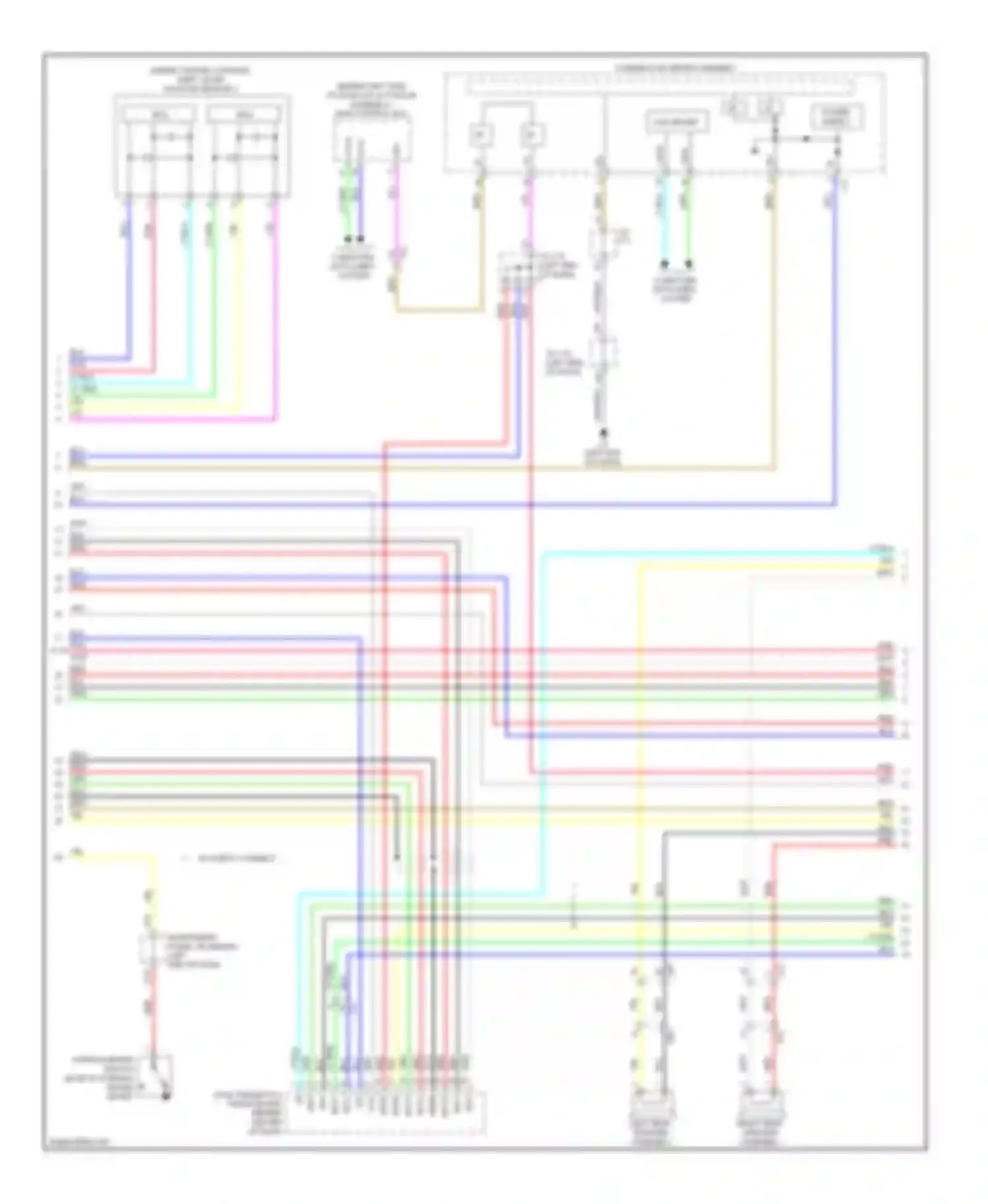 Prius Toyota III facelift (2011-2015): Navigation circuit, without radio & display receiver type (3 of 4)