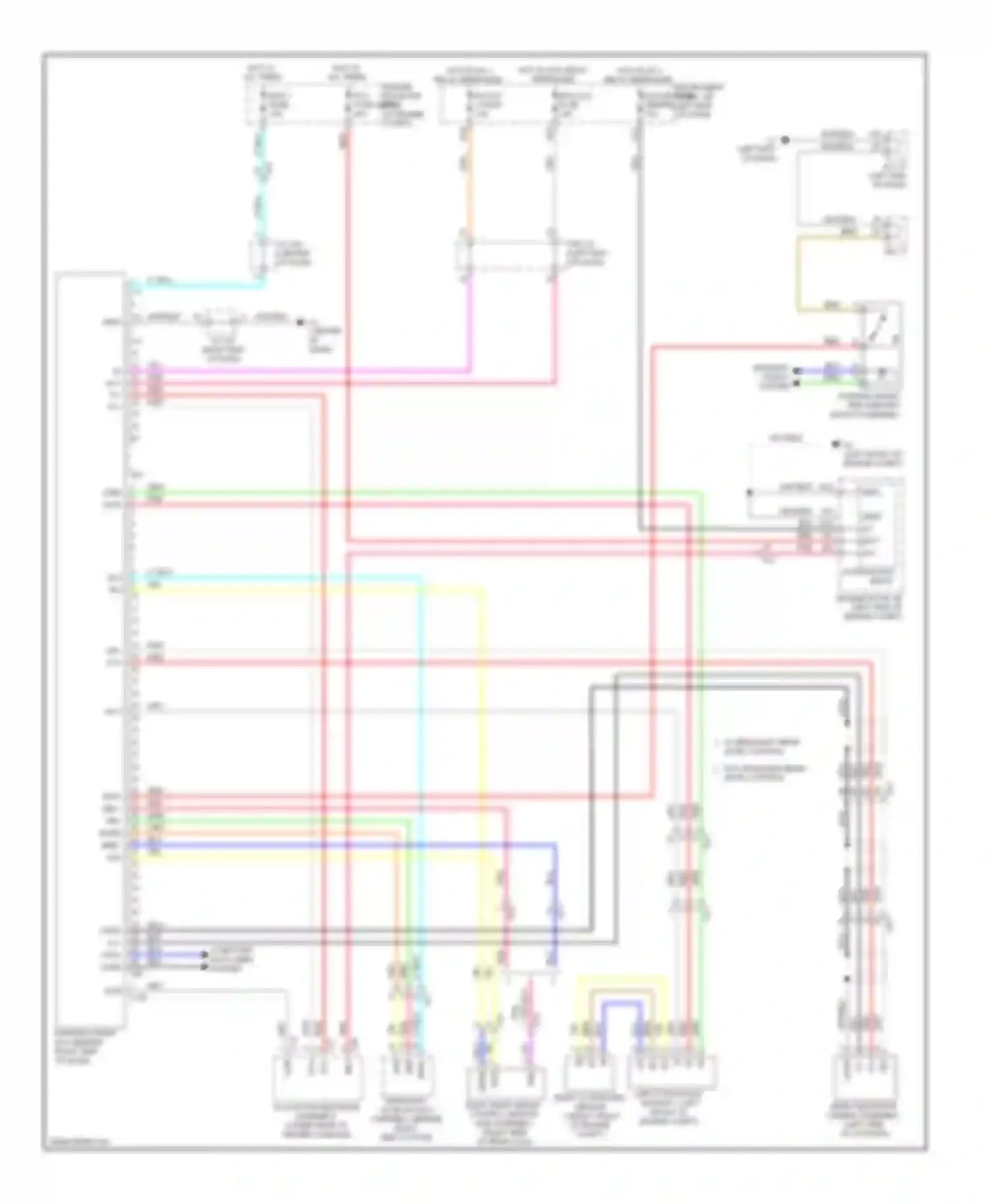 Prius Toyota III facelift (2011-2015): Parking assistant circuit