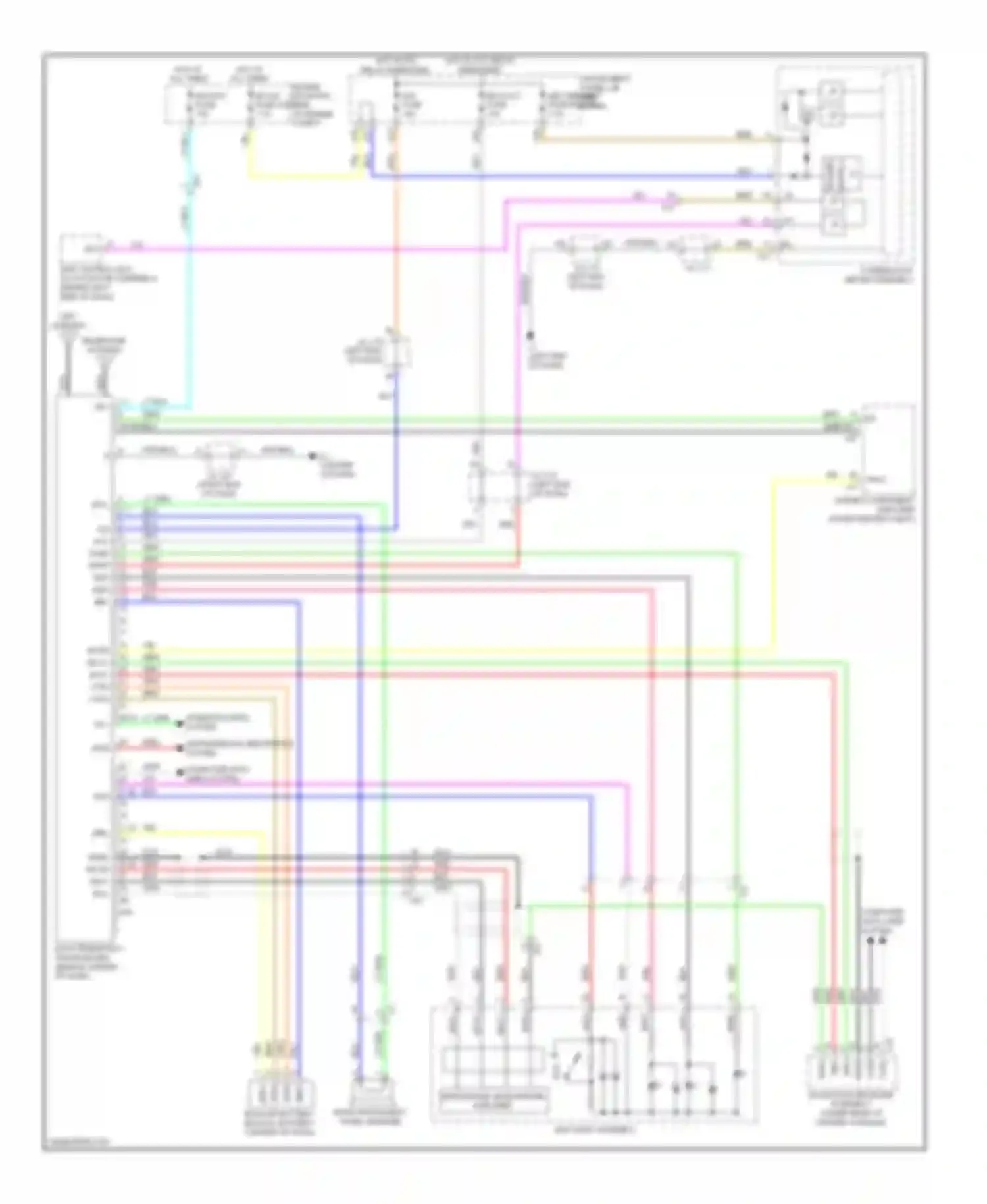 Prius Toyota III facelift (2011-2015): Telematics circuit