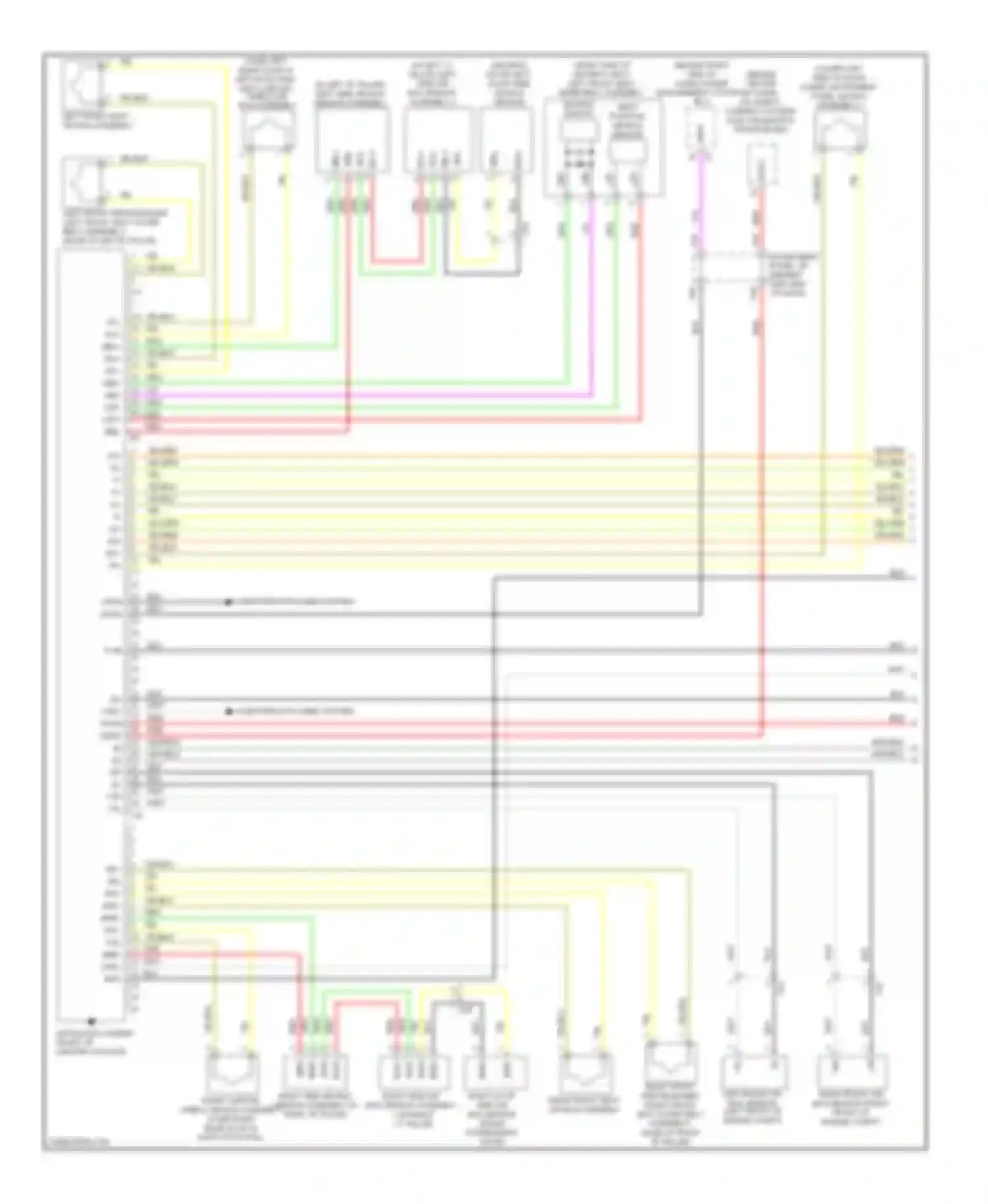 Prius Toyota III facelift (2011-2015): Supplemental restraint circuit (1 of 2)