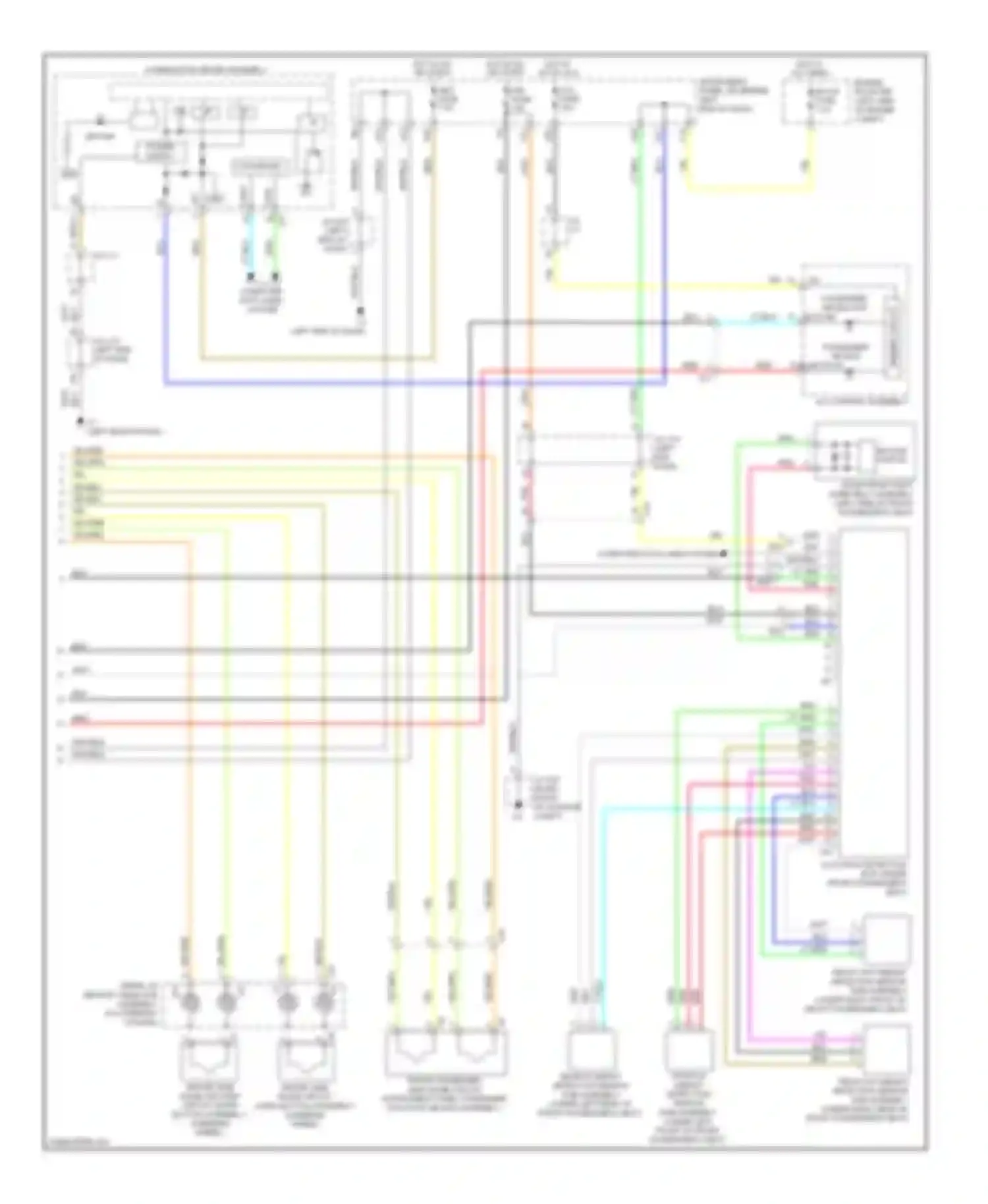 Prius Toyota III facelift (2011-2015): Supplemental restraint circuit (2 of 2)