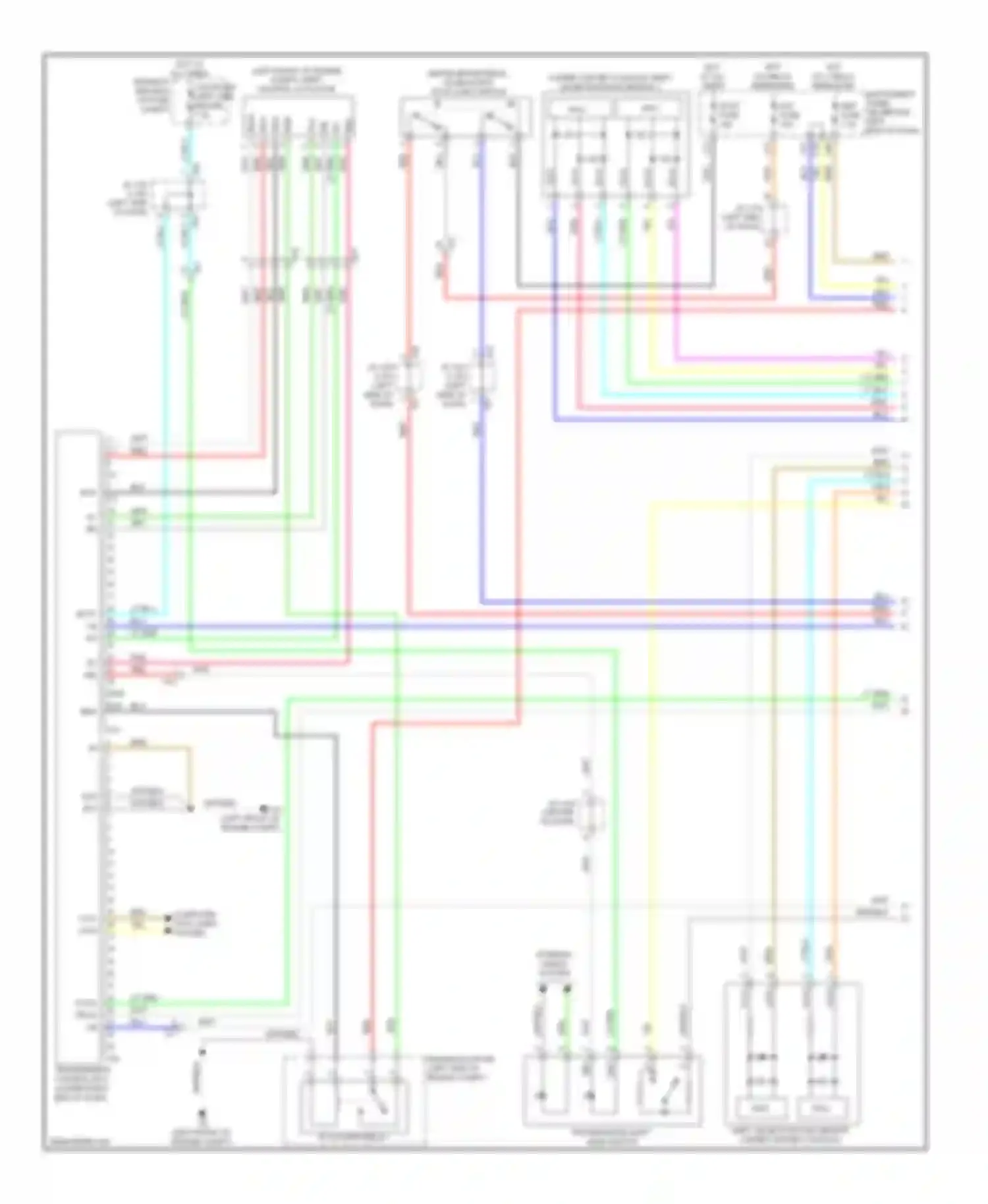 Prius Toyota III facelift (2011-2015): Transmission circuit (1 of 2)