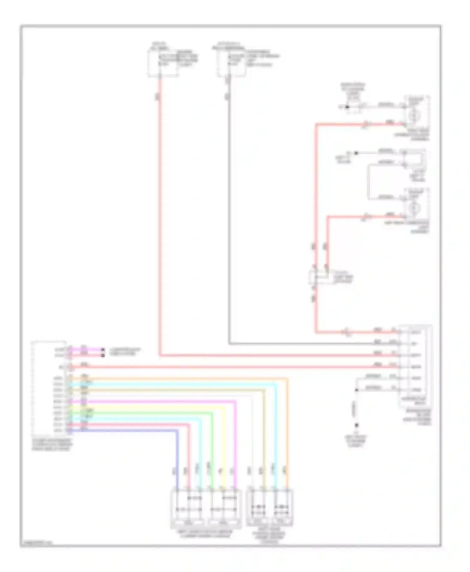 Wiring diagram backup light for Toyota Prius III facelift (2011-2015) (1 of 1)