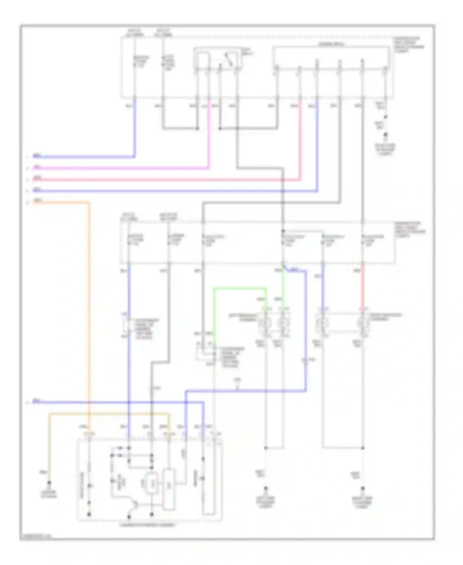Wiring diagram combination meter assembly for Toyota Prius III facelift (2011-2015) (26 of 42)