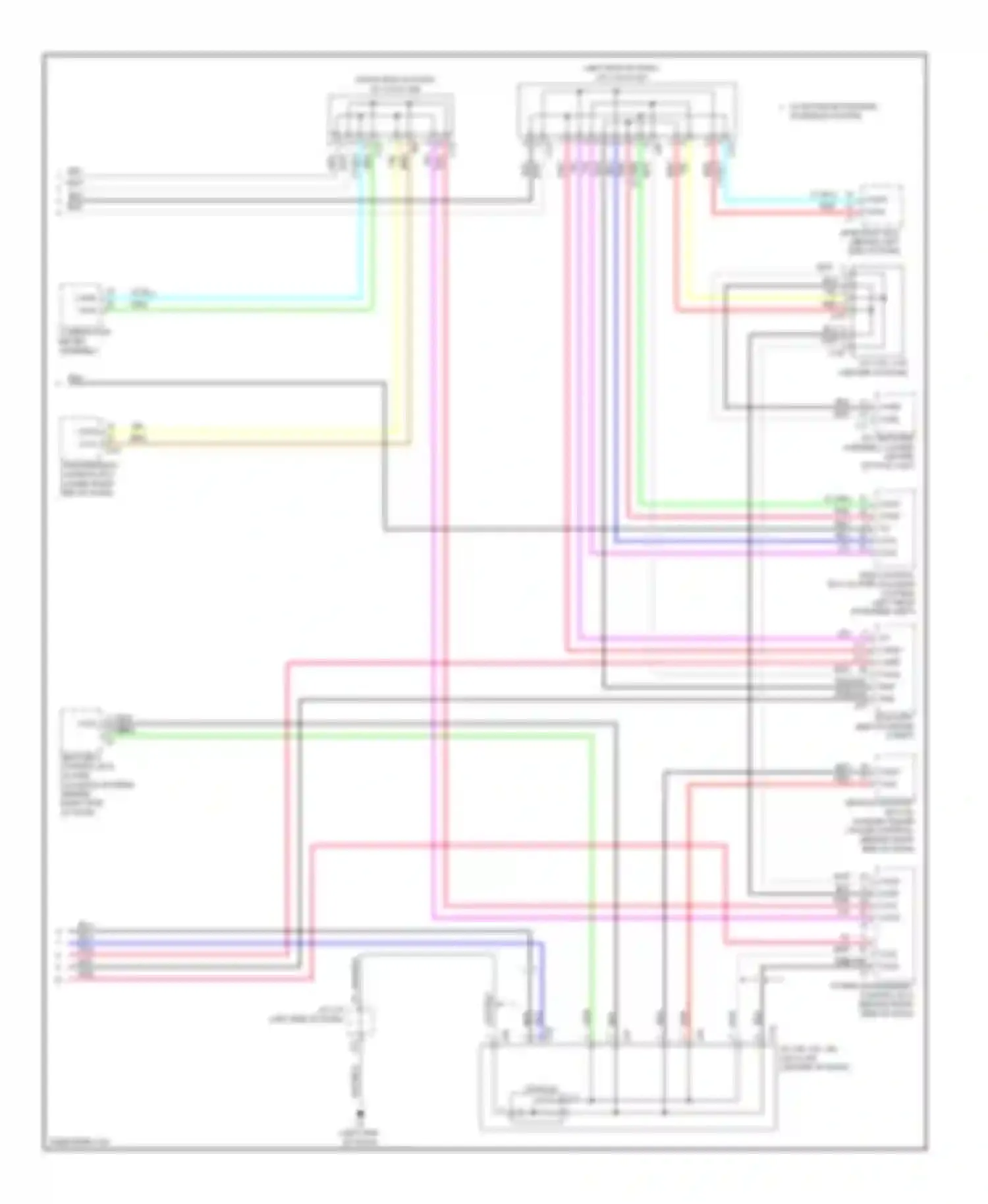 Wiring diagram combination meter assembly for Toyota Prius III facelift (2011-2015) (3 of 42)