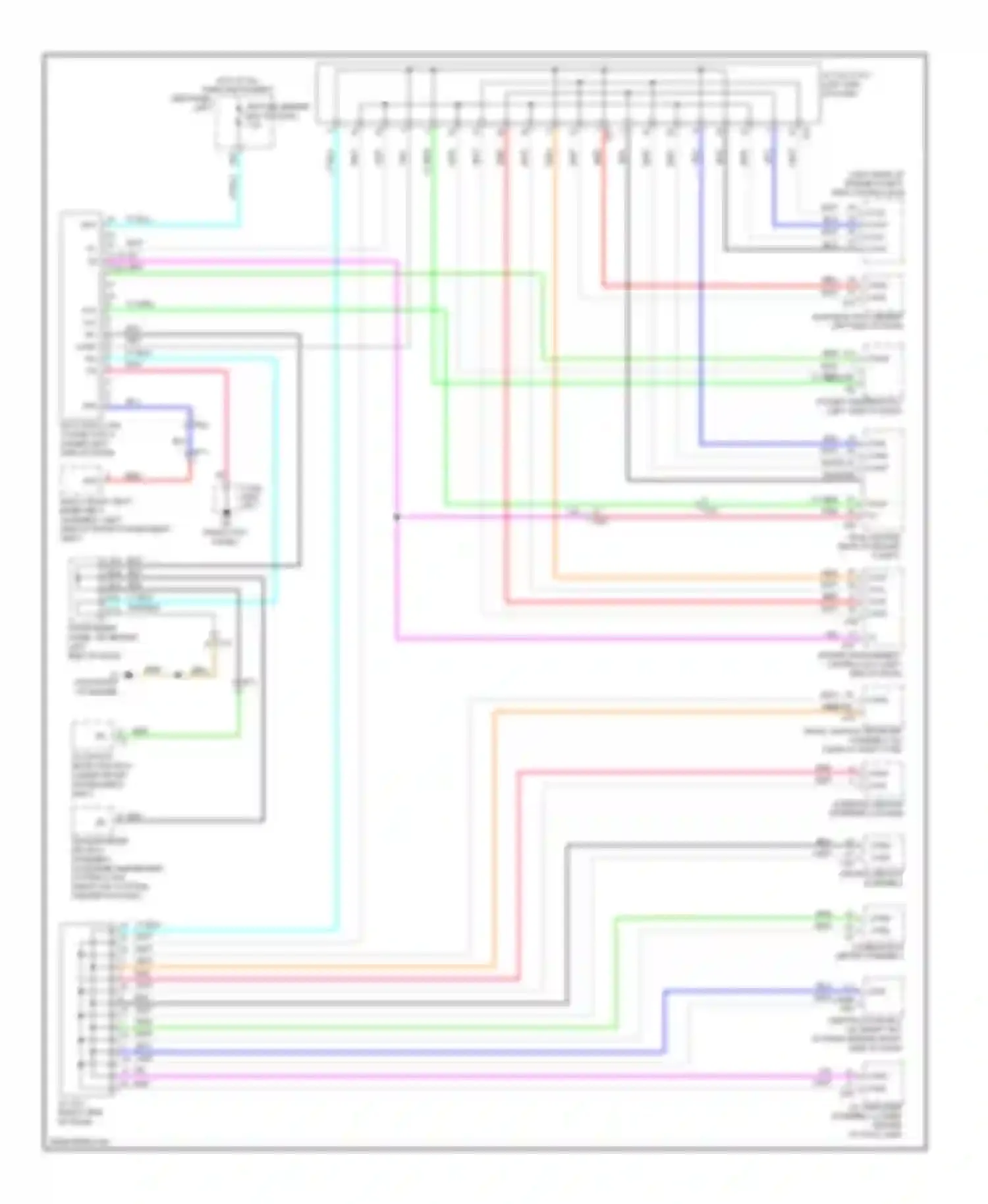 Wiring diagram combination meter assembly for Toyota Prius III facelift (2011-2015) (22 of 42)