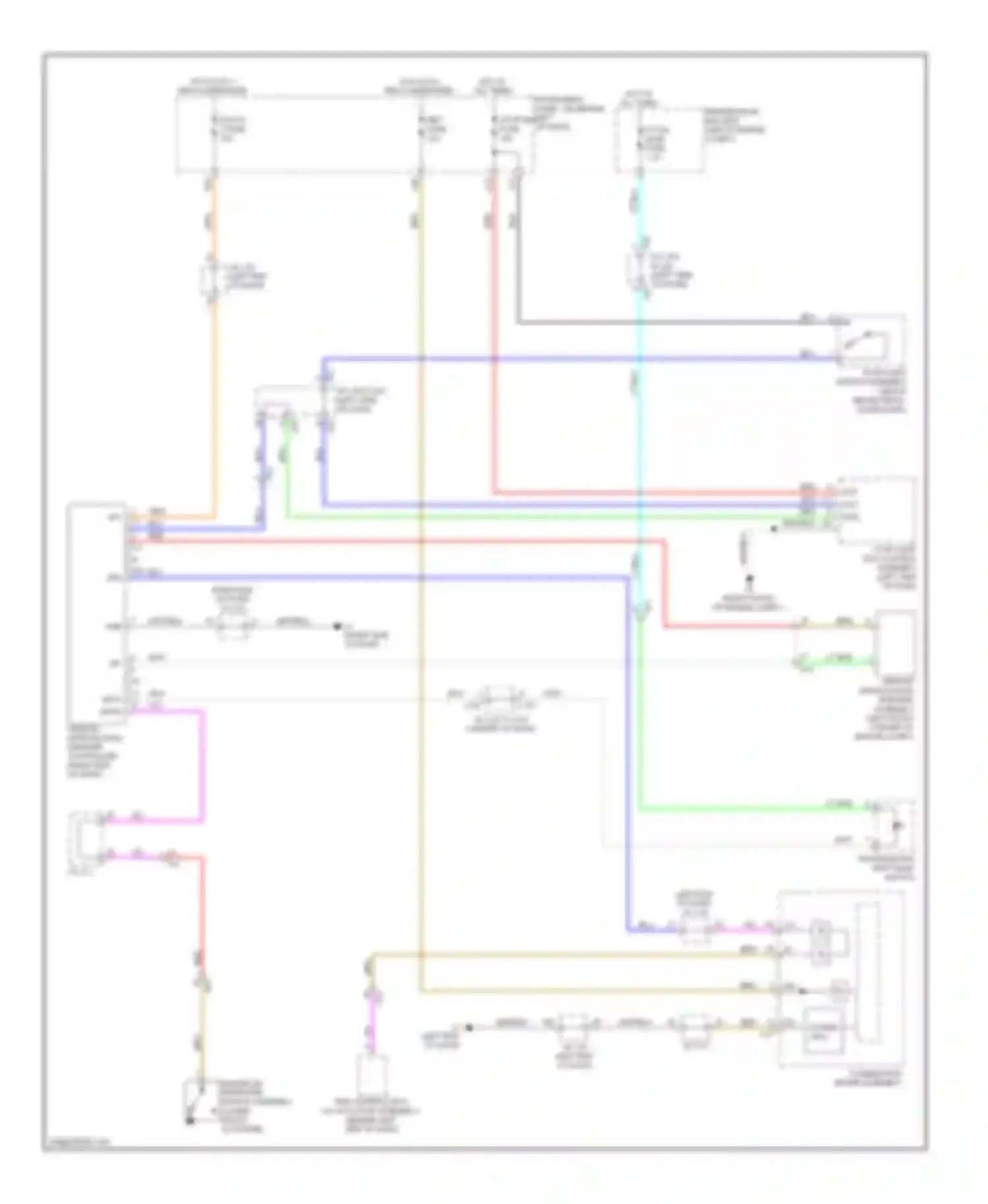 Wiring diagram combination meter assembly for Toyota Prius III facelift (2011-2015) (20 of 42)