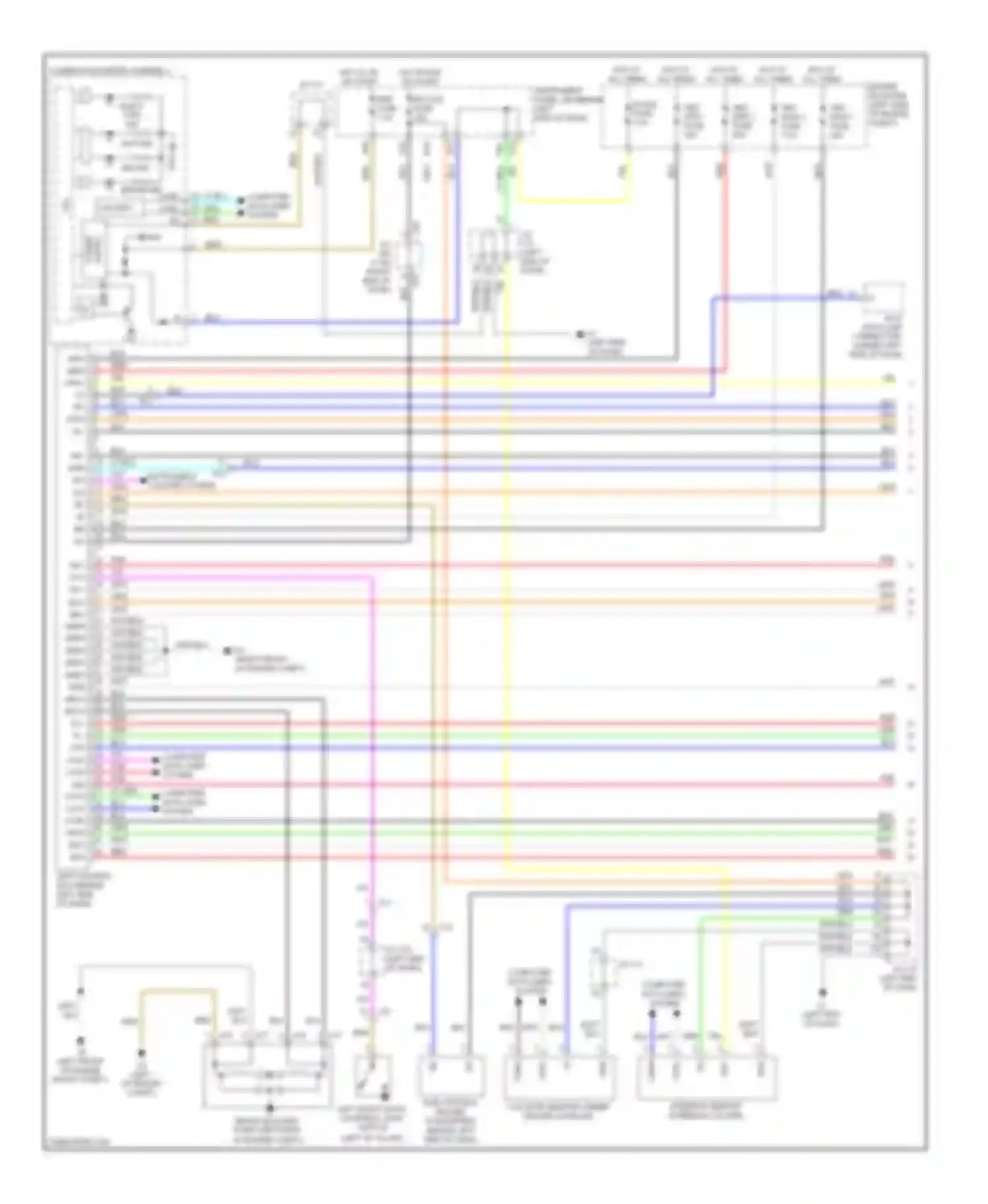Wiring diagram computer data lines system for Toyota Prius III facelift (2011-2015) (1 of 106)