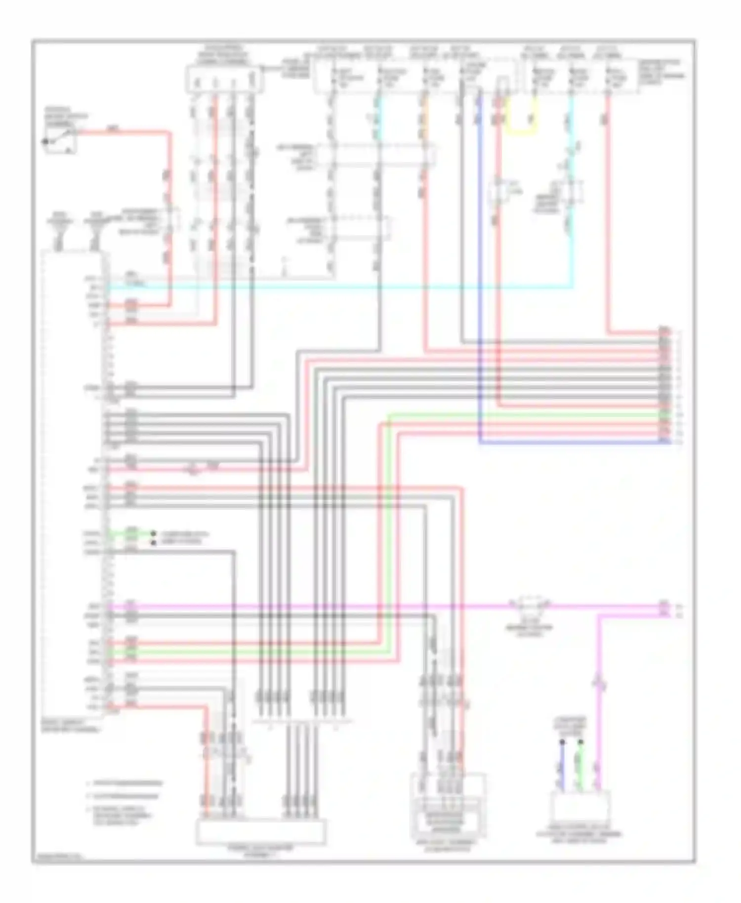 Wiring diagram computer data lines system for Toyota Prius III facelift (2011-2015) (84 of 106)