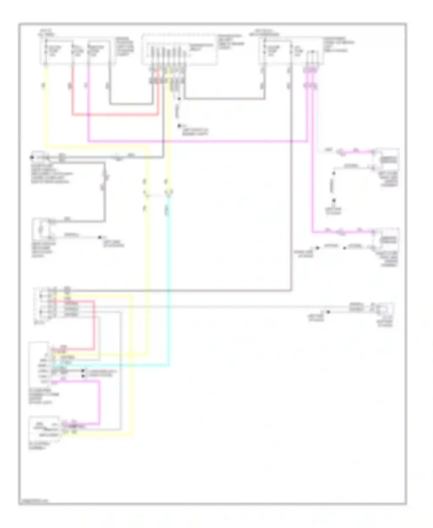 Wiring diagram end of dash) for Toyota Prius III facelift (2011-2015) (2 of 4)