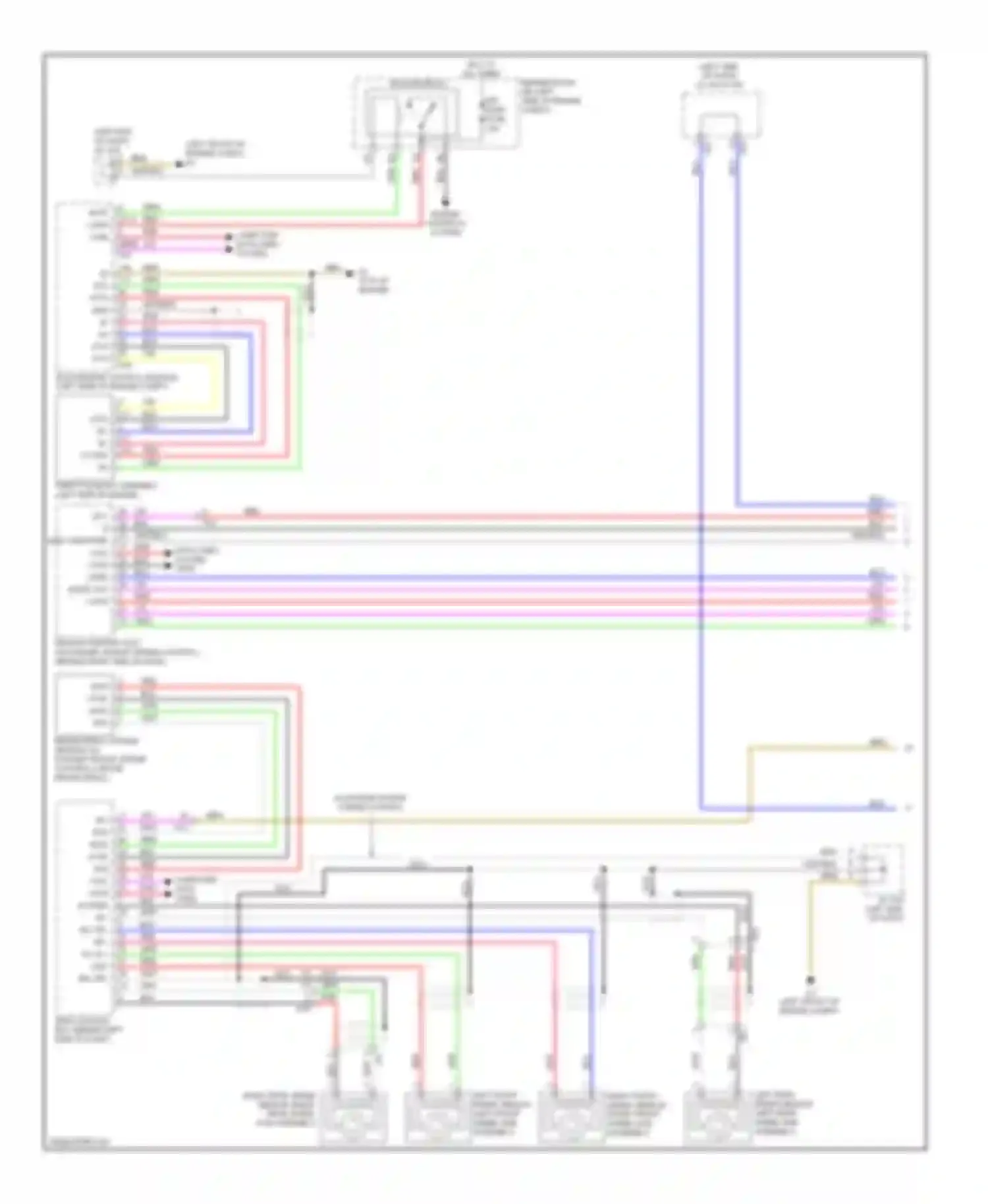 Wiring diagram engine controls system for Toyota Prius III facelift (2011-2015) (1 of 4)