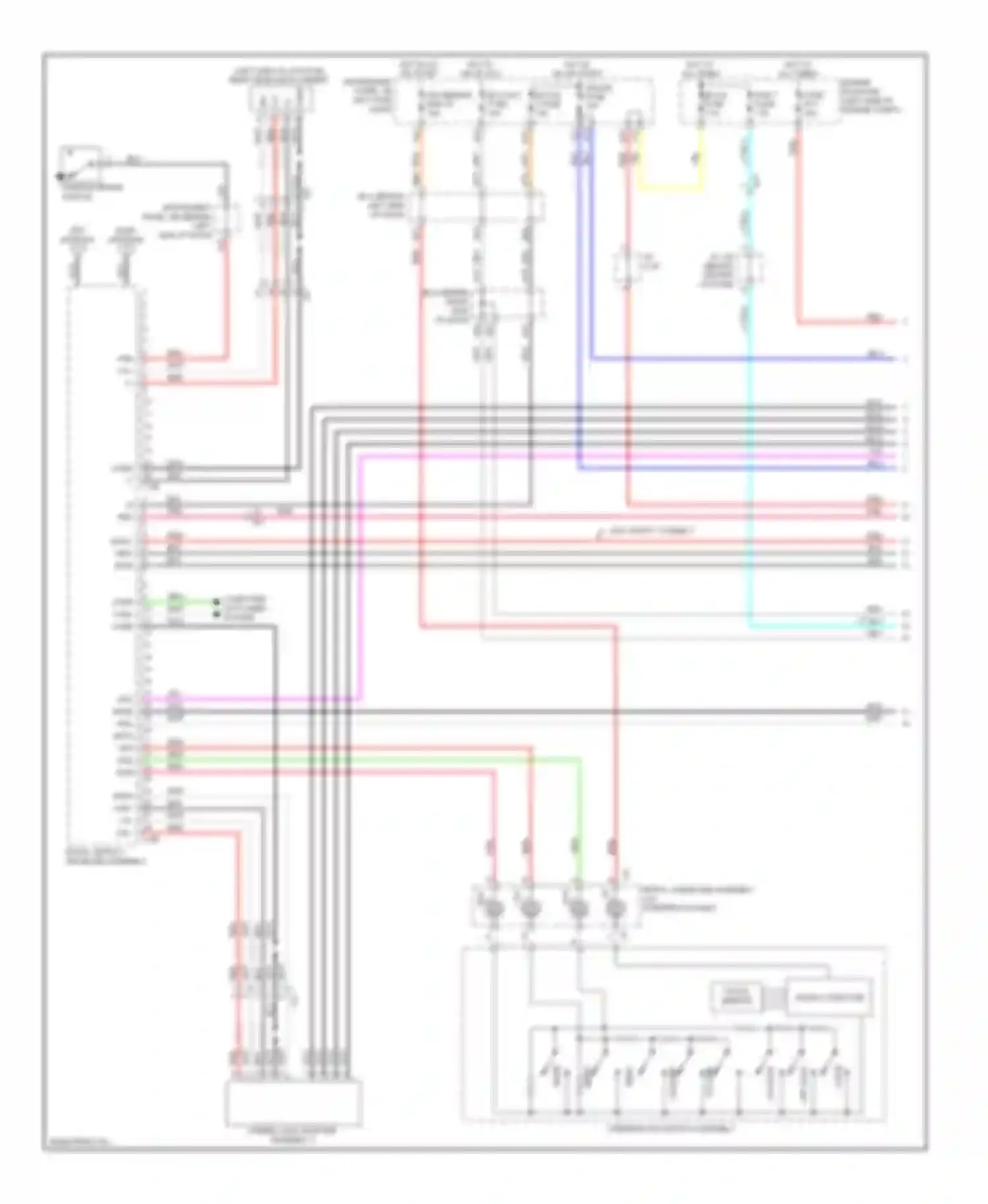Wiring diagram fuse p/i 2 for Toyota Prius III facelift (2011-2015) (1 of 6)