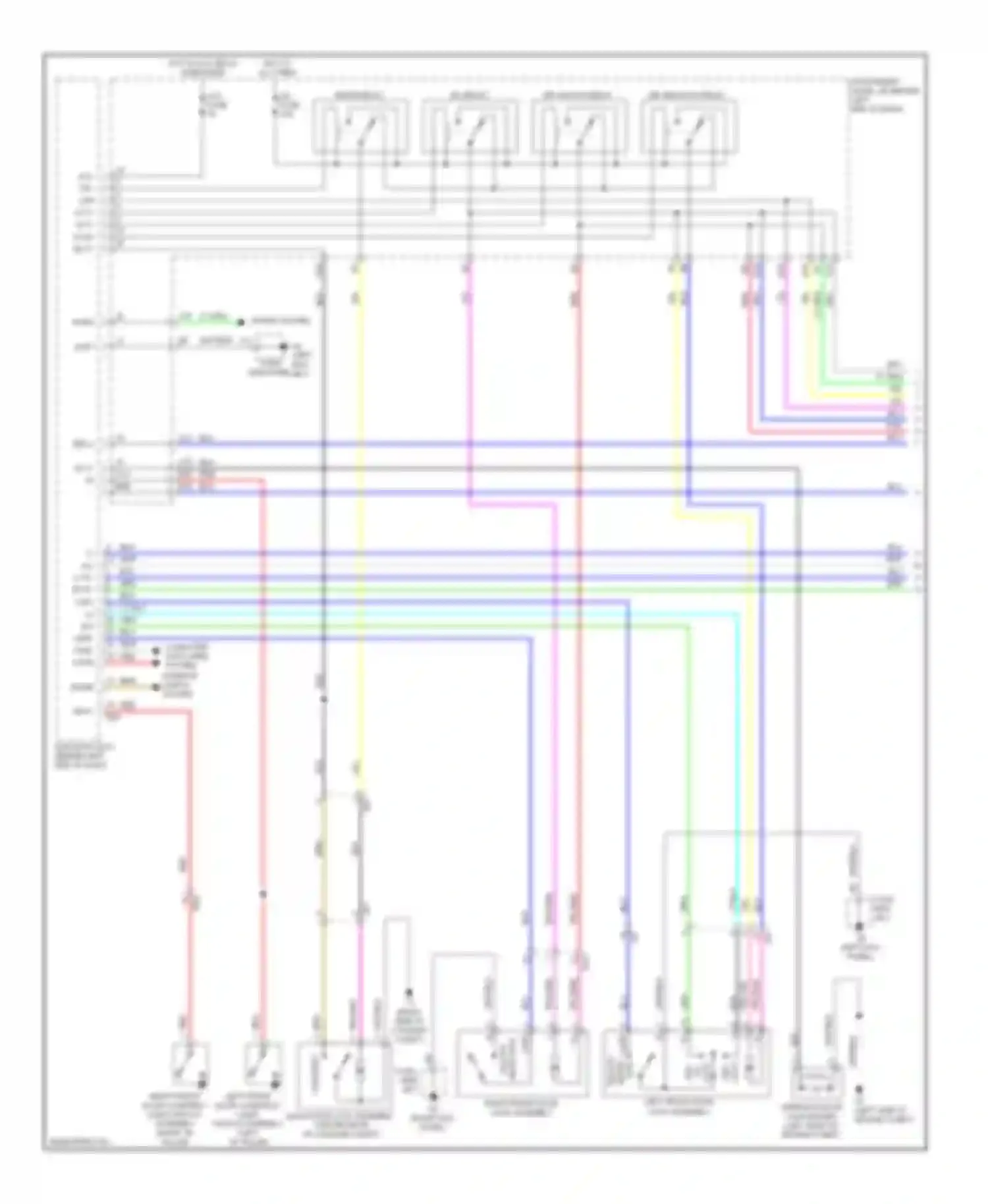Wiring diagram lcty rcty lsfl for Toyota Prius III facelift (2011-2015) (1 of 4)