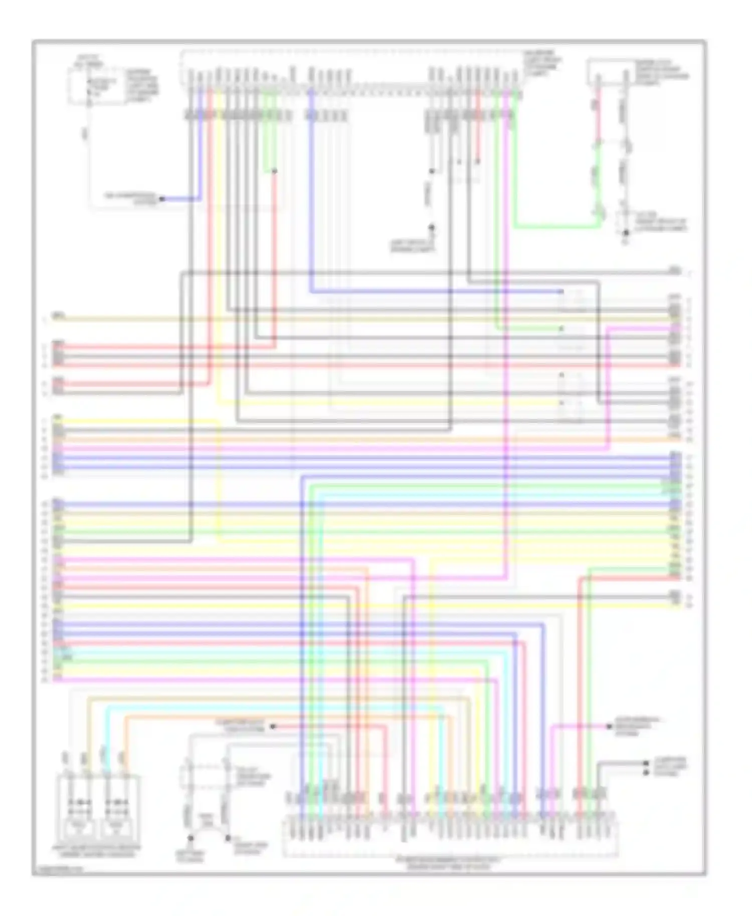 Wiring diagram right end of dash) for Toyota Prius III facelift (2011-2015) (9 of 23)