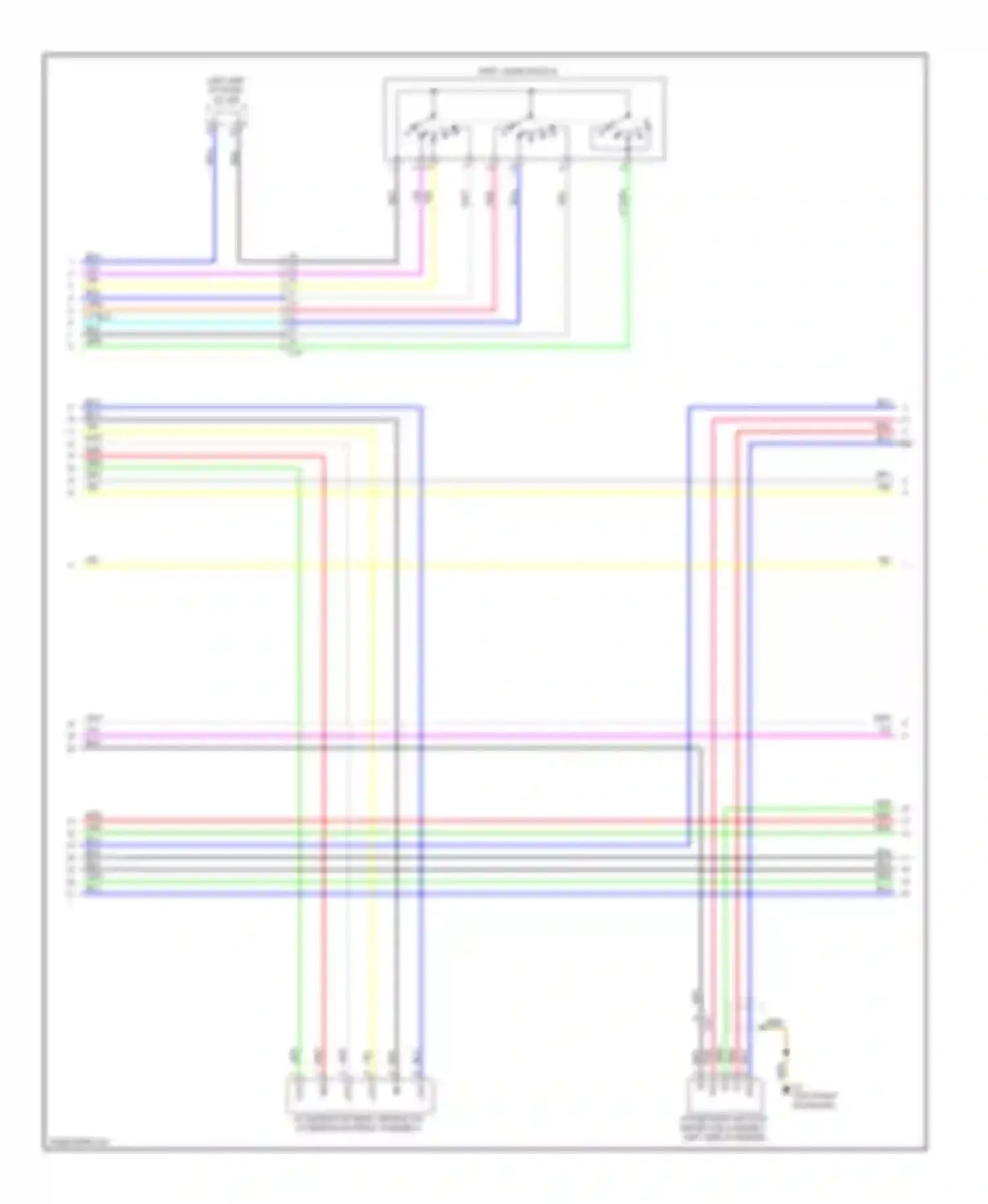 Wiring diagram shift lever switch for Toyota Prius III facelift (2011-2015) (1 of 1)