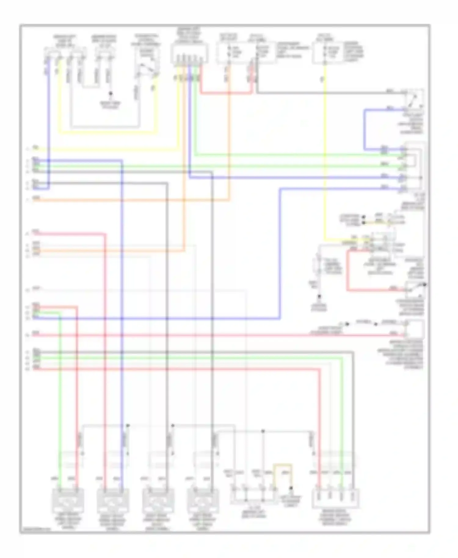 Prius Toyota III (2009-2011): Anti-lock brakes circuit (2 of 2)