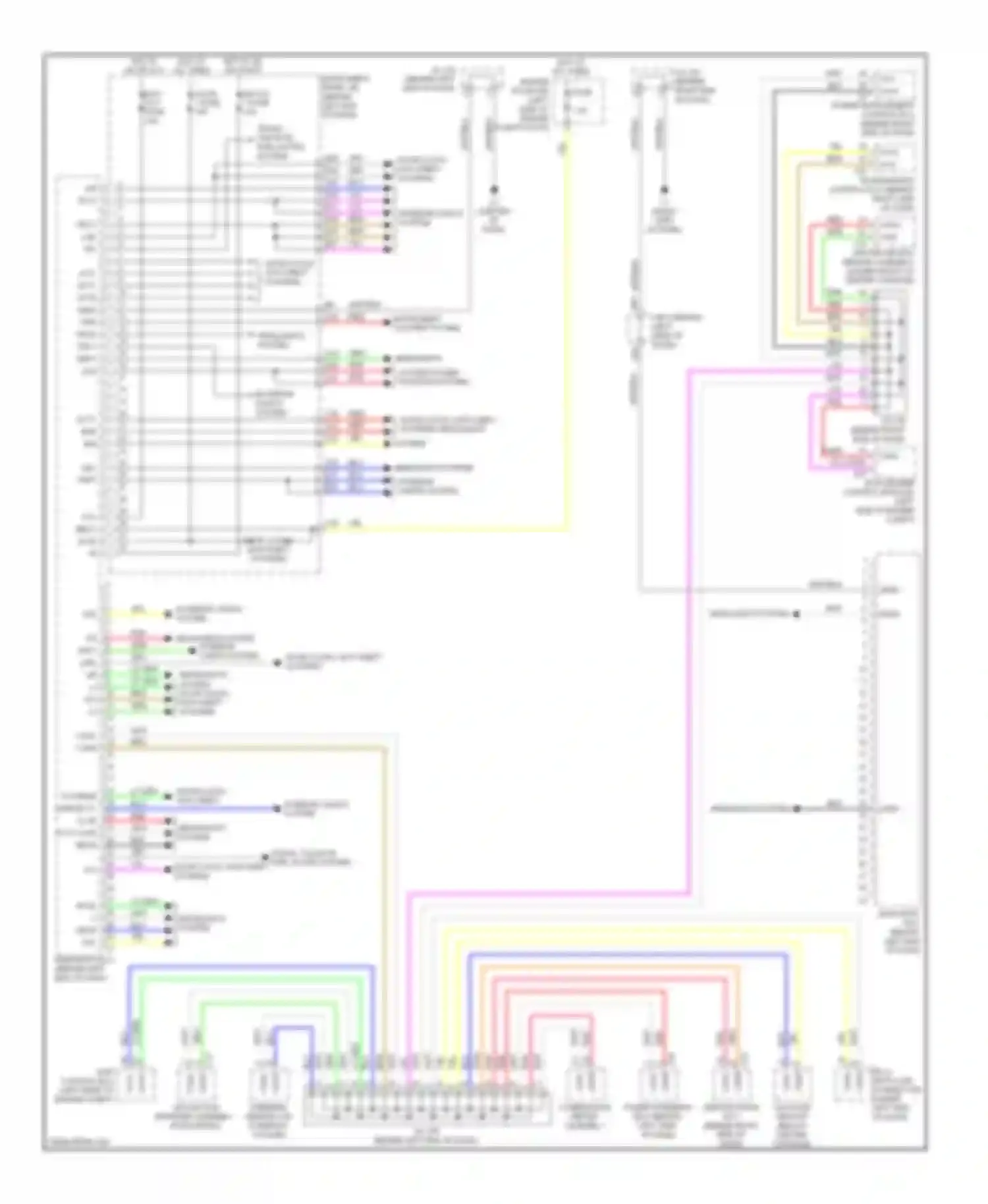 Prius Toyota III (2009-2011): Body control modules circuit