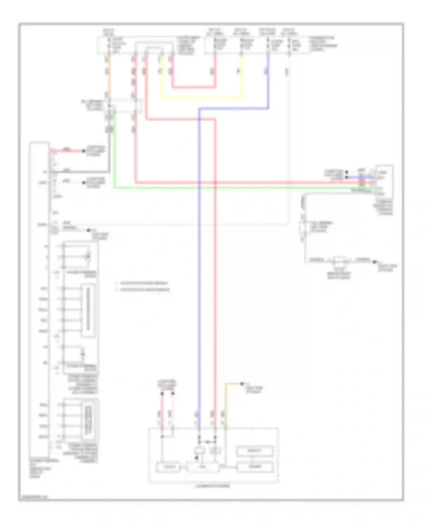 Prius Toyota III (2009-2011): Electronic power steering circuit