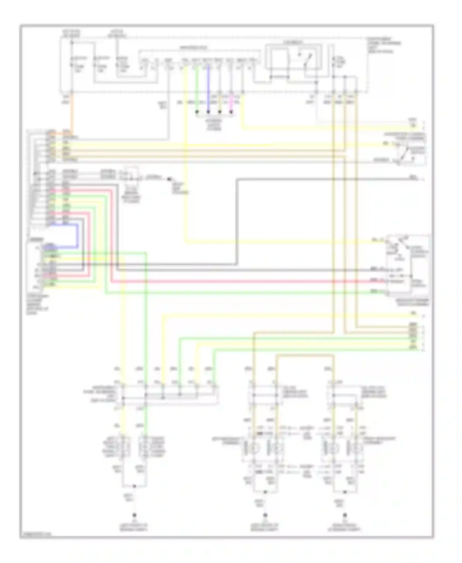 Prius Toyota III (2009-2011): Exterior lamps circuit (1 of 2)