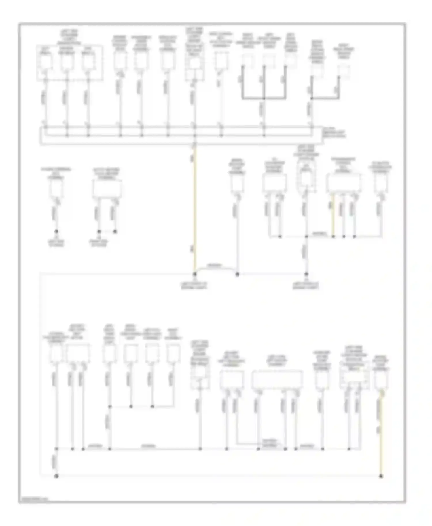 Prius Toyota III (2009-2011): Ground distribution circuit (2 of 4)